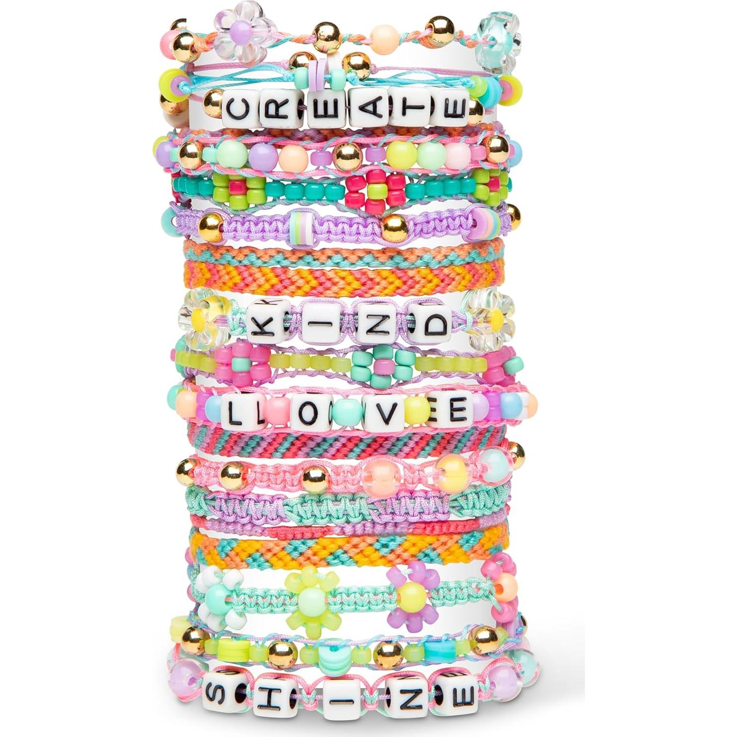 Kit de Pulseras de Amistad Rainbow Loom Wrapit Loom - 600 Piezas