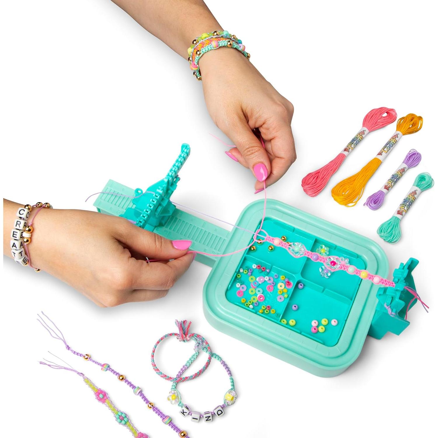 Kit de Pulseras de Amistad Rainbow Loom Wrapit Loom - 600 Piezas
