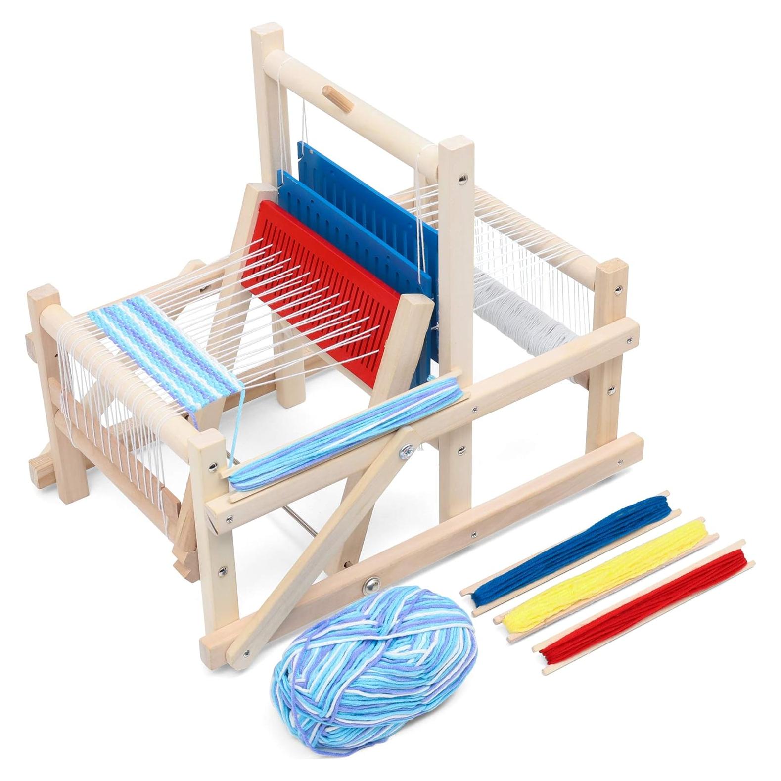 Telar de Madera LAVIEVERT para Tejer a Mano - 38x32x27cm