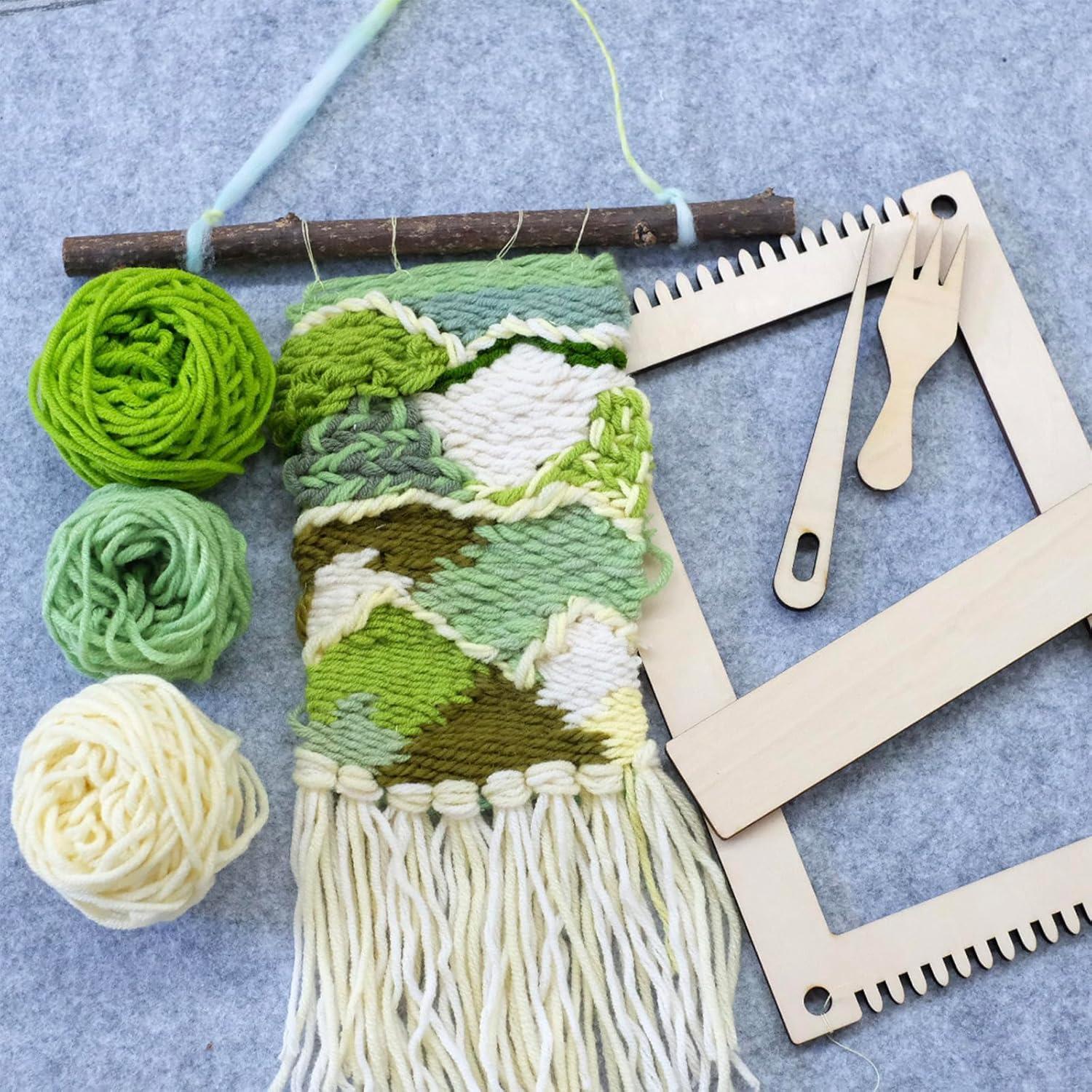 Kit de Telar Rectangular HAND U JOURNEY 20.1x30cm y 13.5x19.8cm