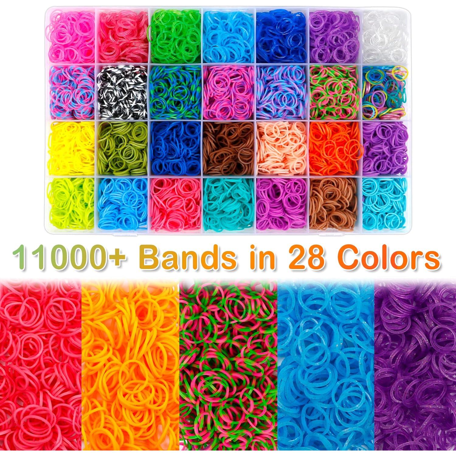 Kit de Recarga de Bandas de Goma Inscraft 11,000 Piezas DIY