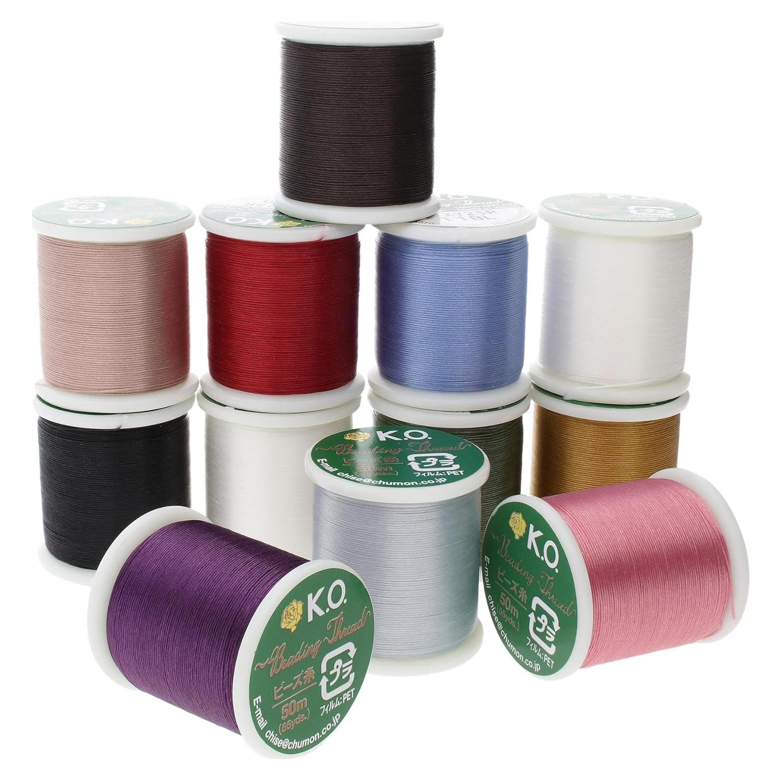 Hilo KO The Beadsmith para Beading 12 Piezas 100% Nylon 50m
