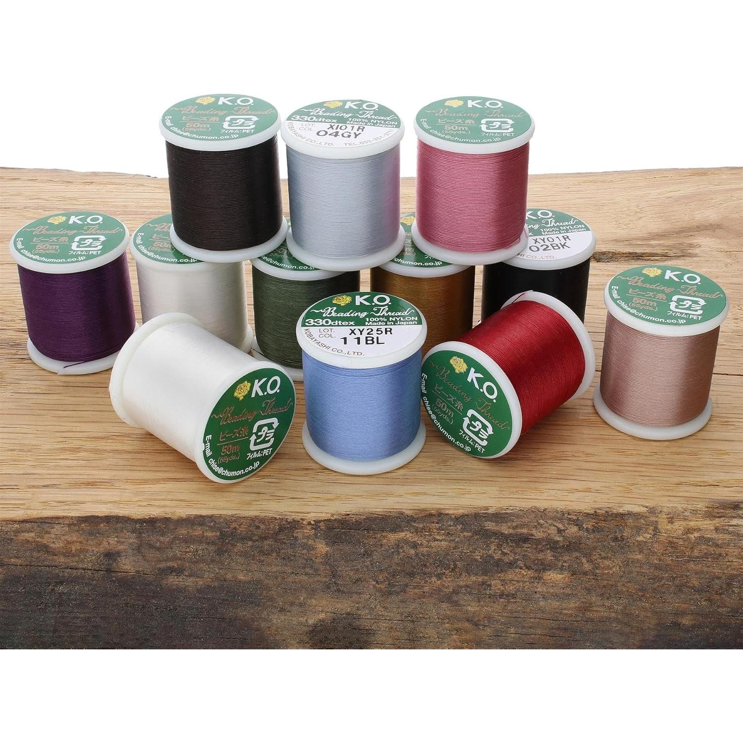 Hilo KO The Beadsmith para Beading 12 Piezas 100% Nylon 50m