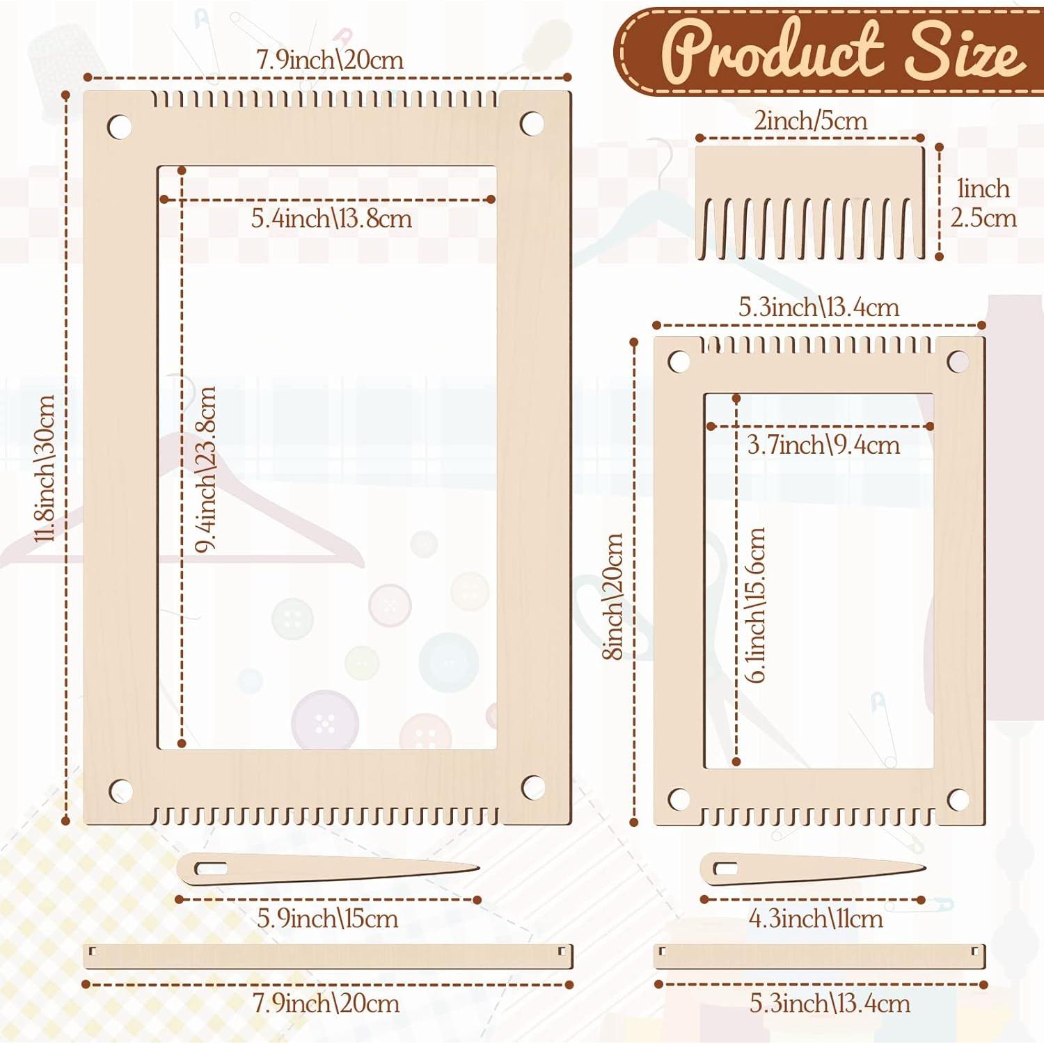 Kit de Telar Juexica 7 Piezas Manualidades de Madera