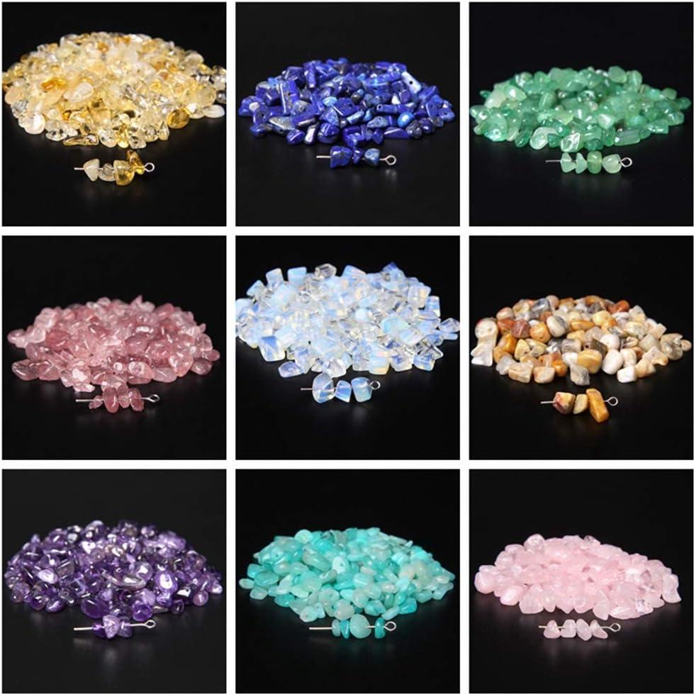 Cuentas de piedra chip natural Cmidy 5-8mm 400 piezas multicolor