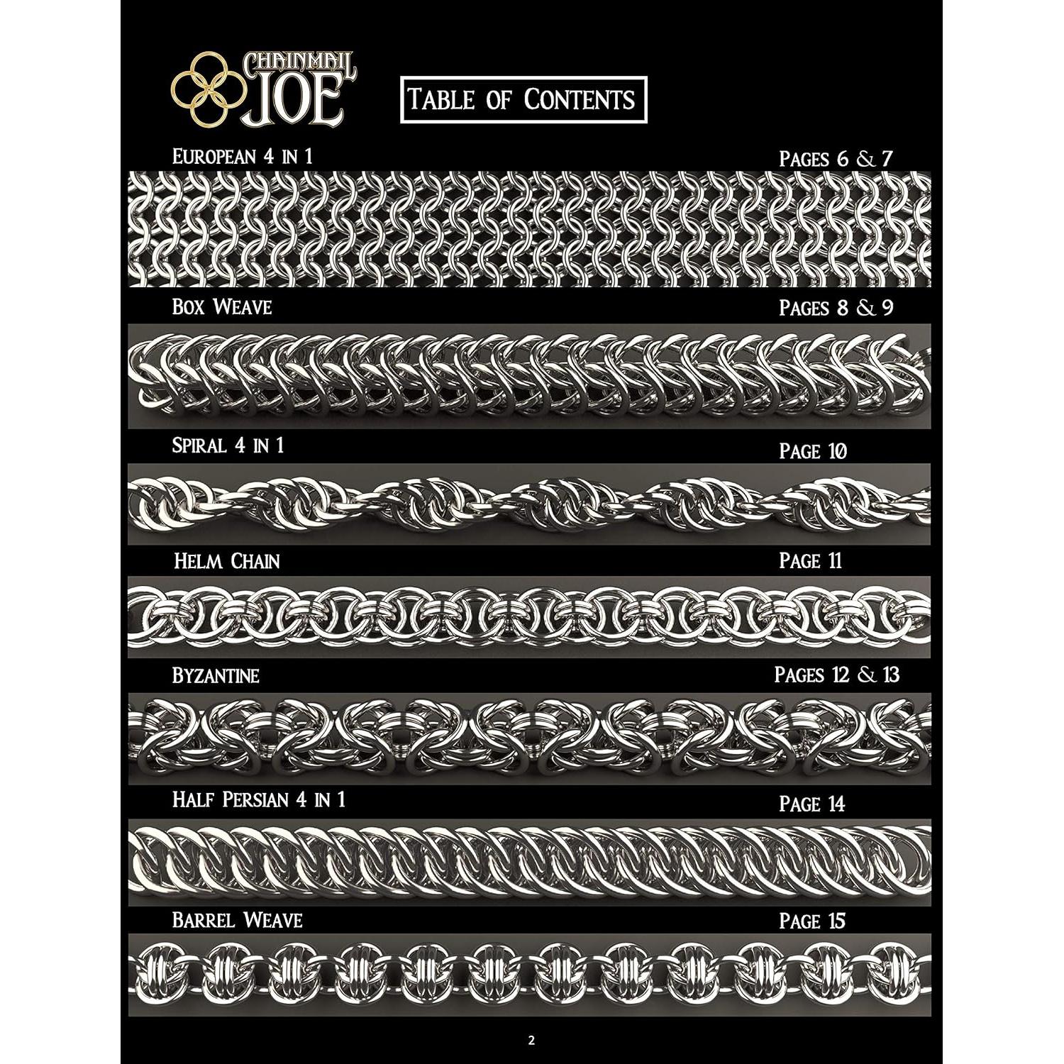 Kit Cota de Malla Chainmail Joe - 23,000 Anillos y Tutoriales