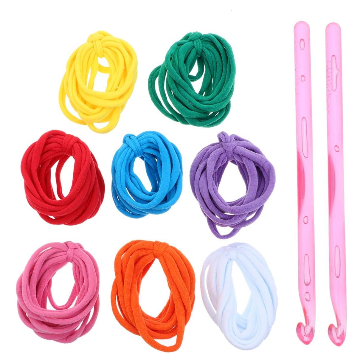 Kit de Tejido de Telar EXCEART 98 Piezas 8 Colores DIY