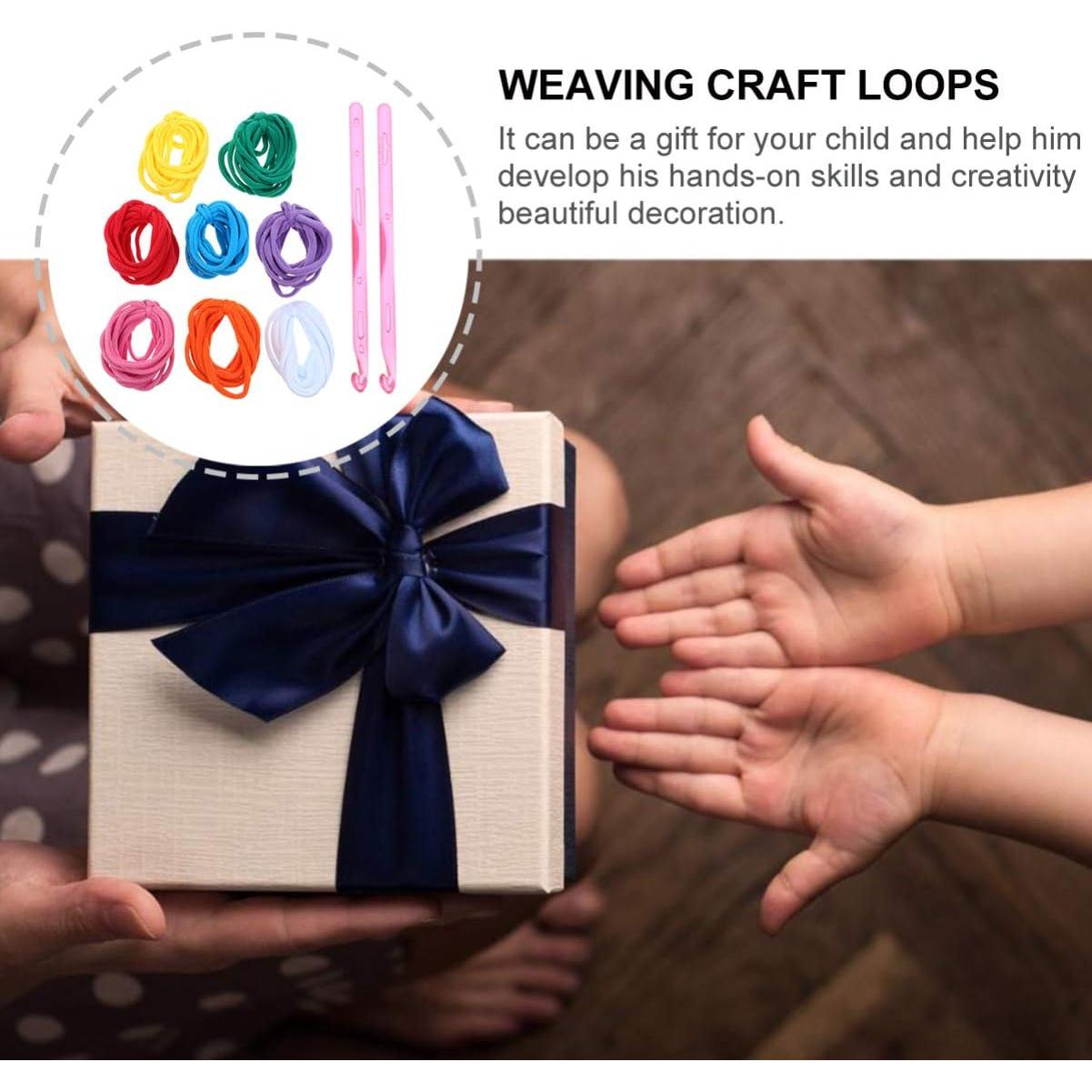 Kit de Tejido de Telar EXCEART 98 Piezas 8 Colores DIY