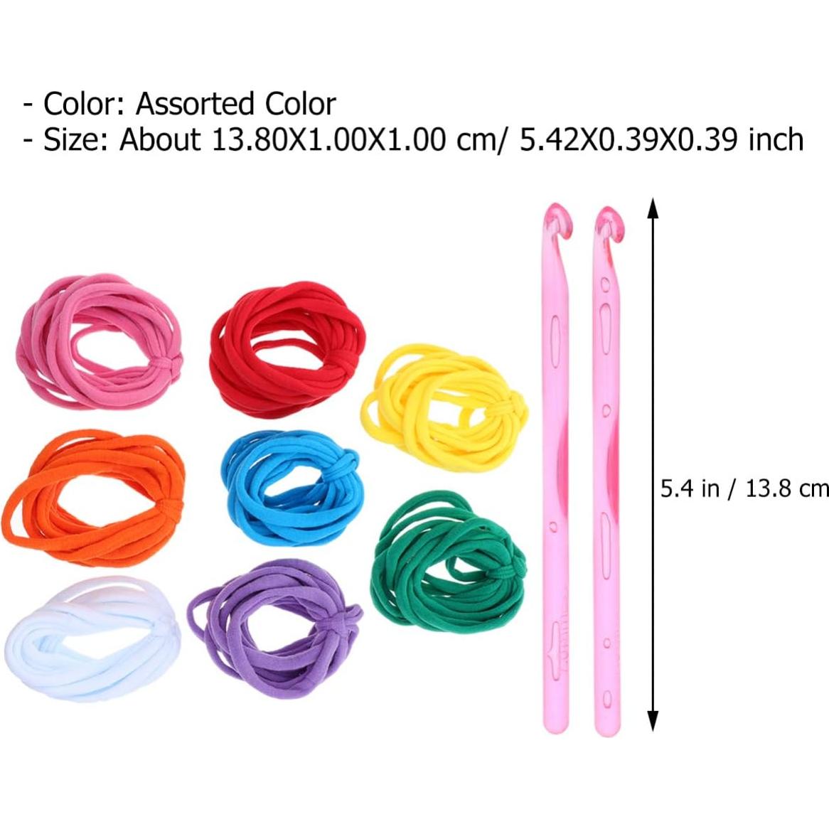 Kit de Tejido de Telar EXCEART 98 Piezas 8 Colores DIY