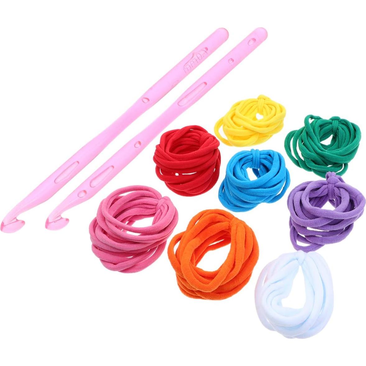 Kit de Tejido de Telar EXCEART 98 Piezas 8 Colores DIY