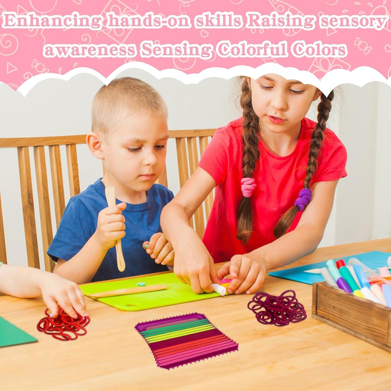 Kit de Telar Manualidades Foxtell 1200 Bucles 15x15 cm