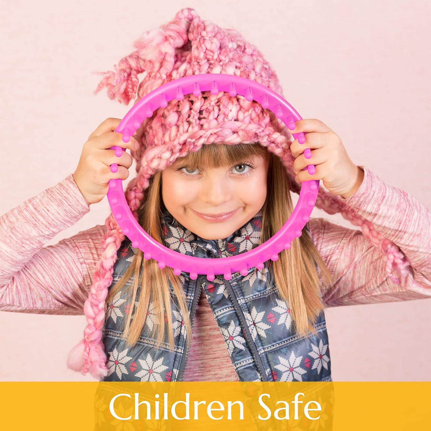 Juego de Telar de Tejer Redondo VGOODALL 18 Piezas para Bricolaje