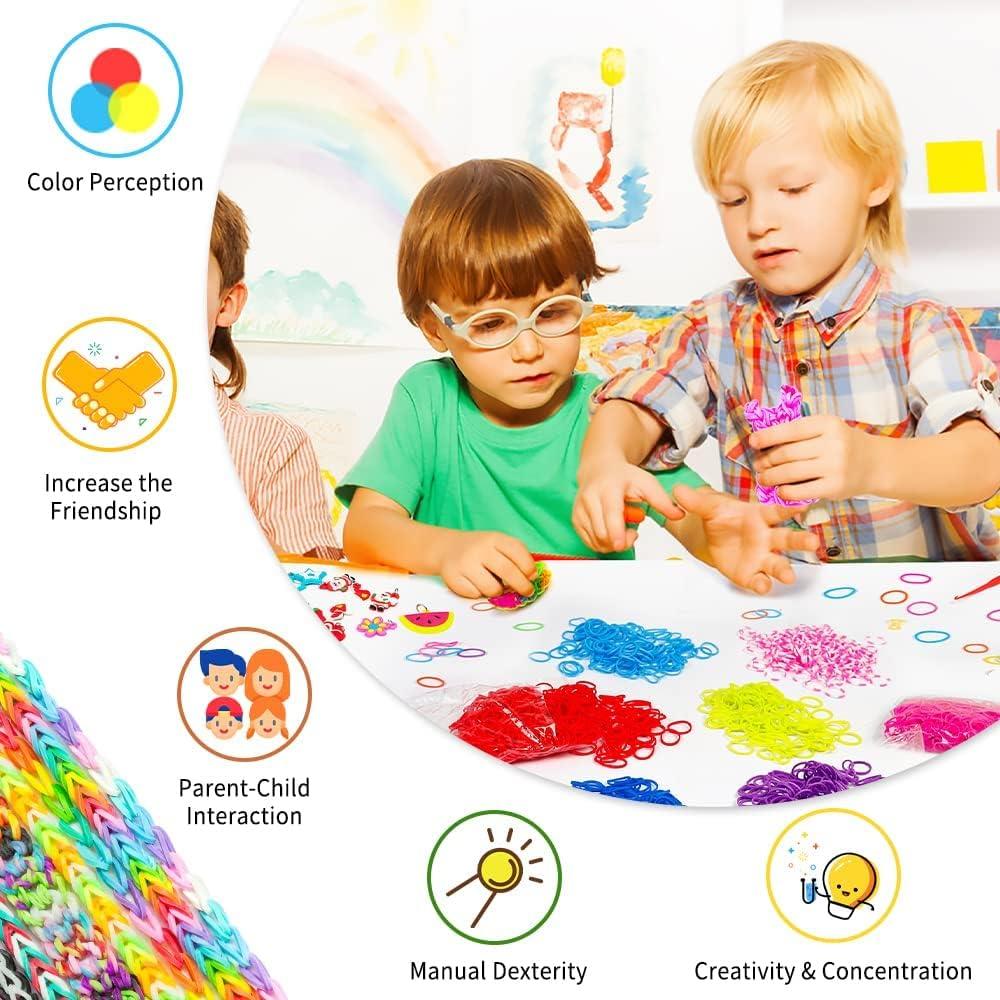 Kit de Recarga de Bandas de Goma Booriss 34 Colores 600 Clips