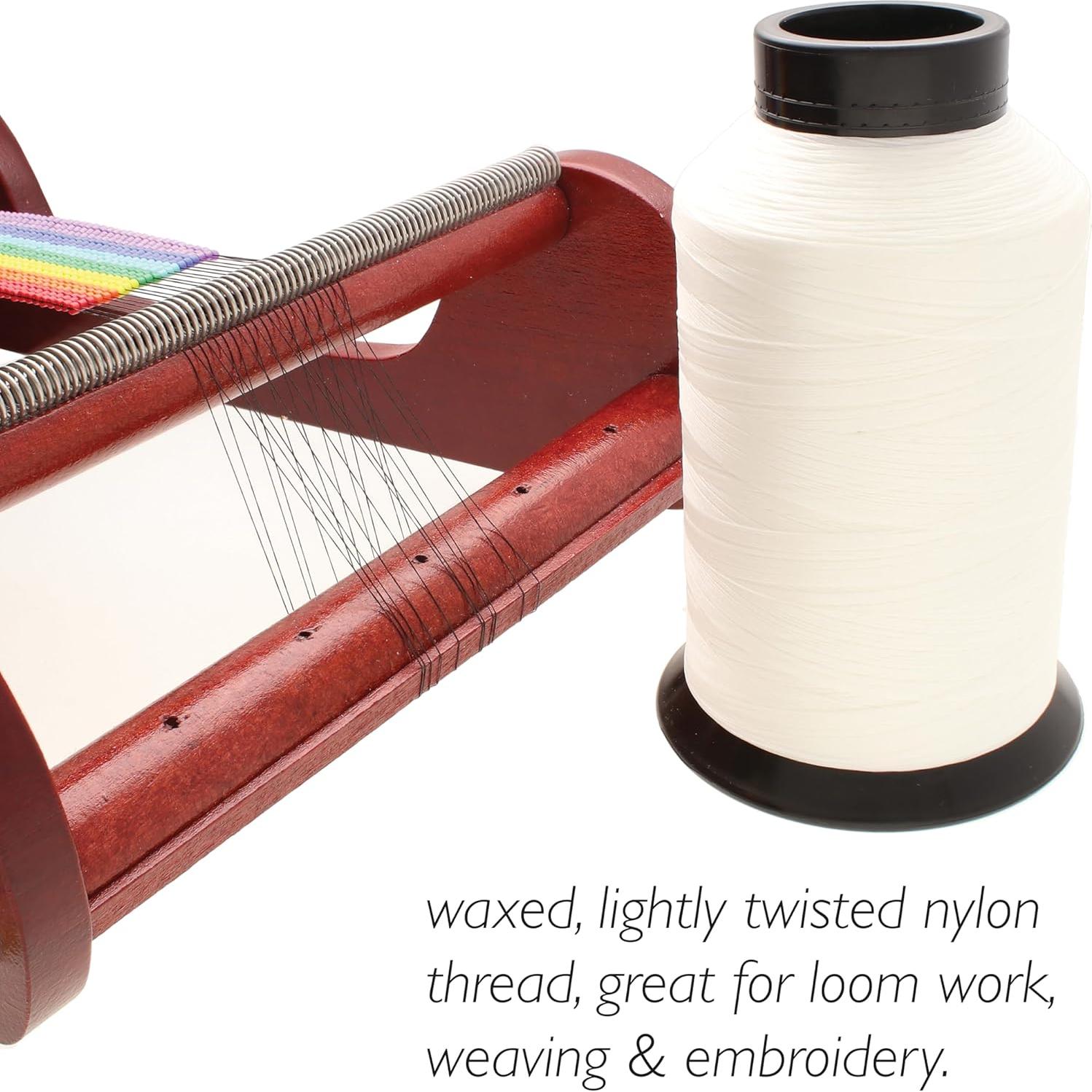 Hilo Nymo The Beadsmith Blanco Tamaño D 0.30mm 1448m