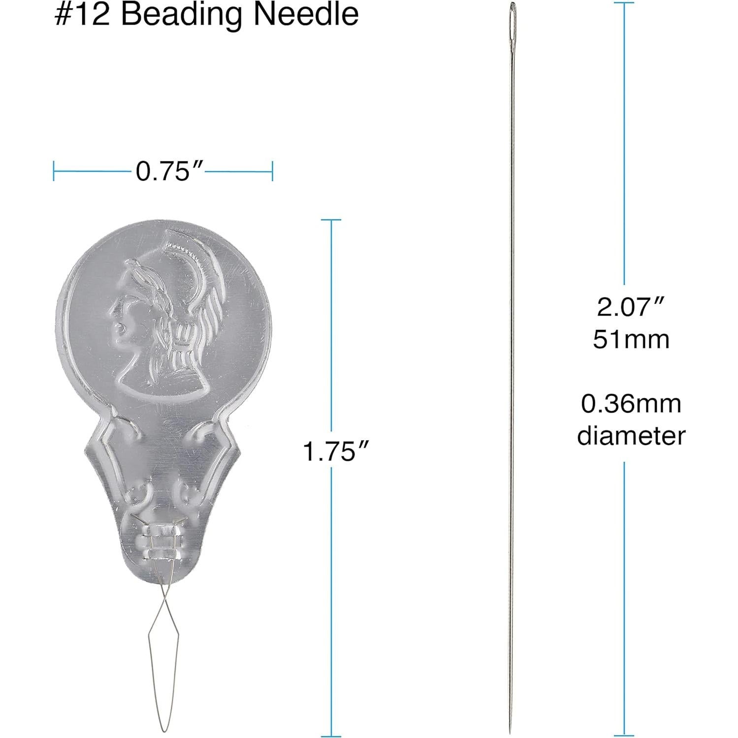 Agujas para Enhebrar The Beadsmith #12 - Paquete de 6