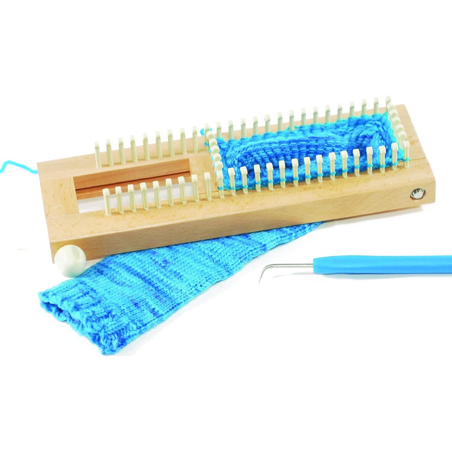 Telar de Calcetines Ajustable Authentic Knitting Board 60 Ganchos