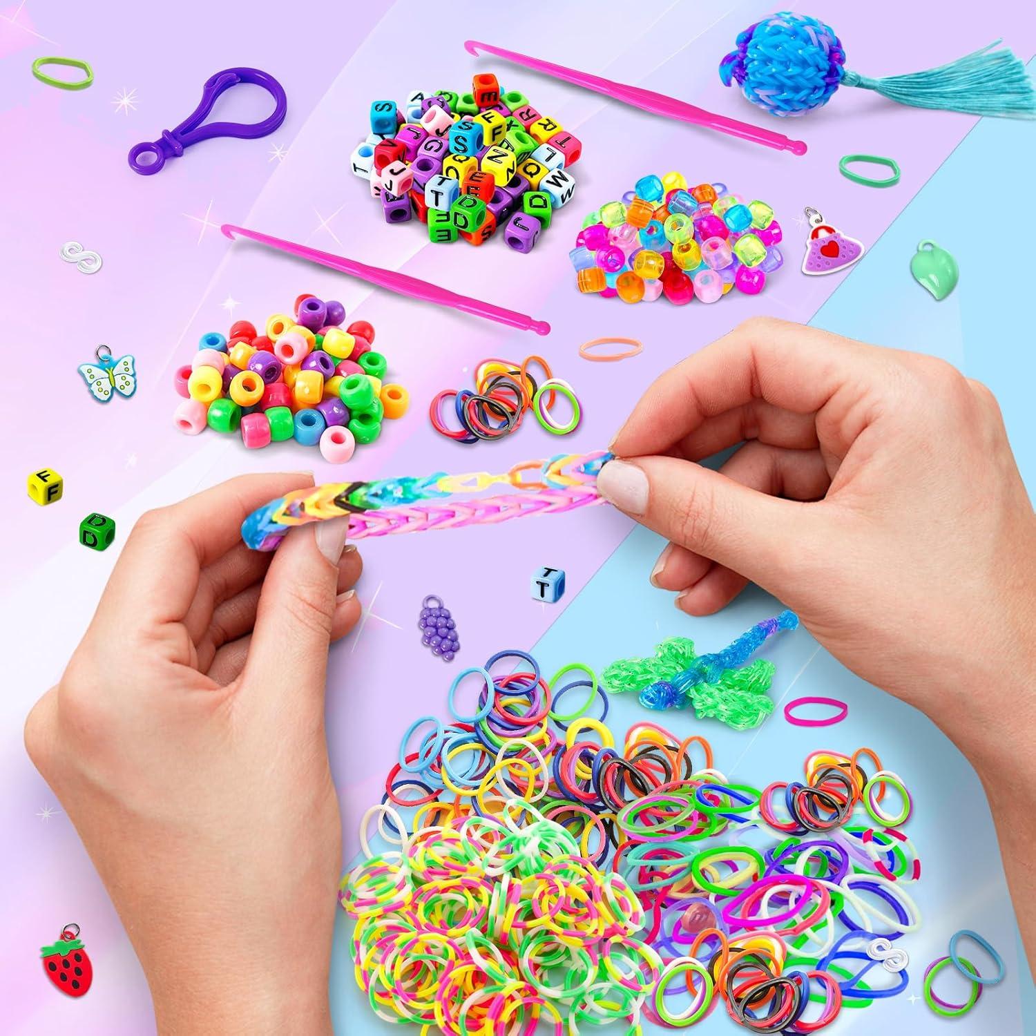 Kit de Pulseras de Goma ROSHUKG 45 Colores con Estuche