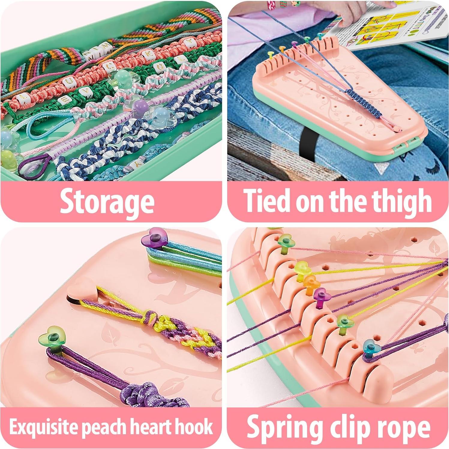 Kit de Pulseras de Amistad Yolscue para Niñas - Manualidades