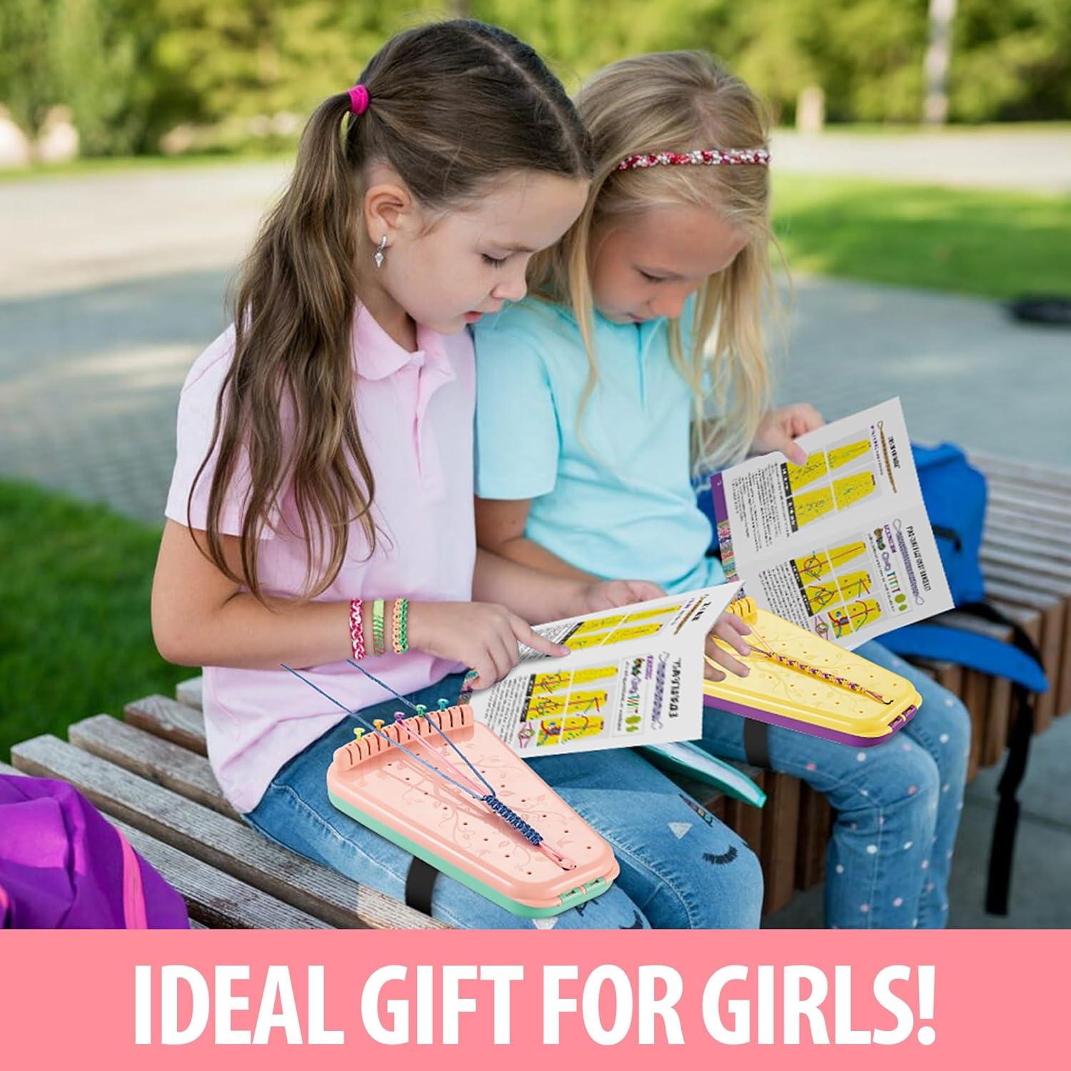 Kit de Pulseras de Amistad Yolscue para Niñas - Manualidades