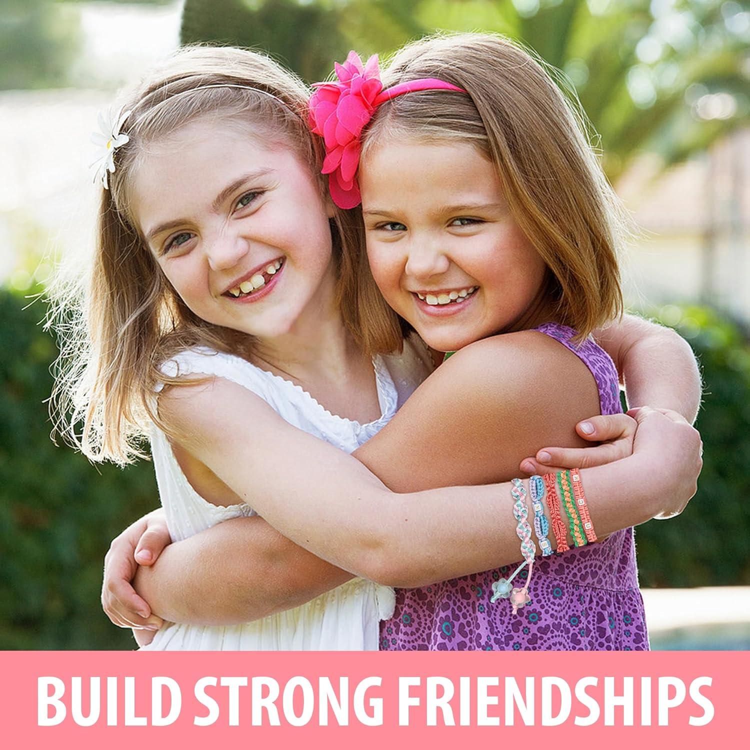 Kit de Pulseras de Amistad Yolscue para Niñas - Manualidades