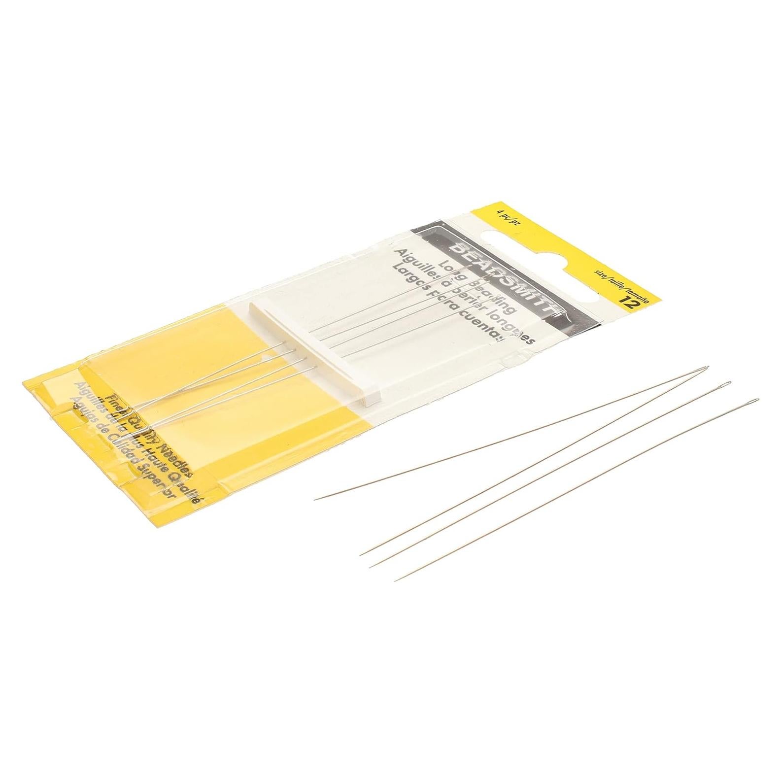 Agujas de Enhebrar Extra Largas The Beadsmith #12 - Paquete de 4