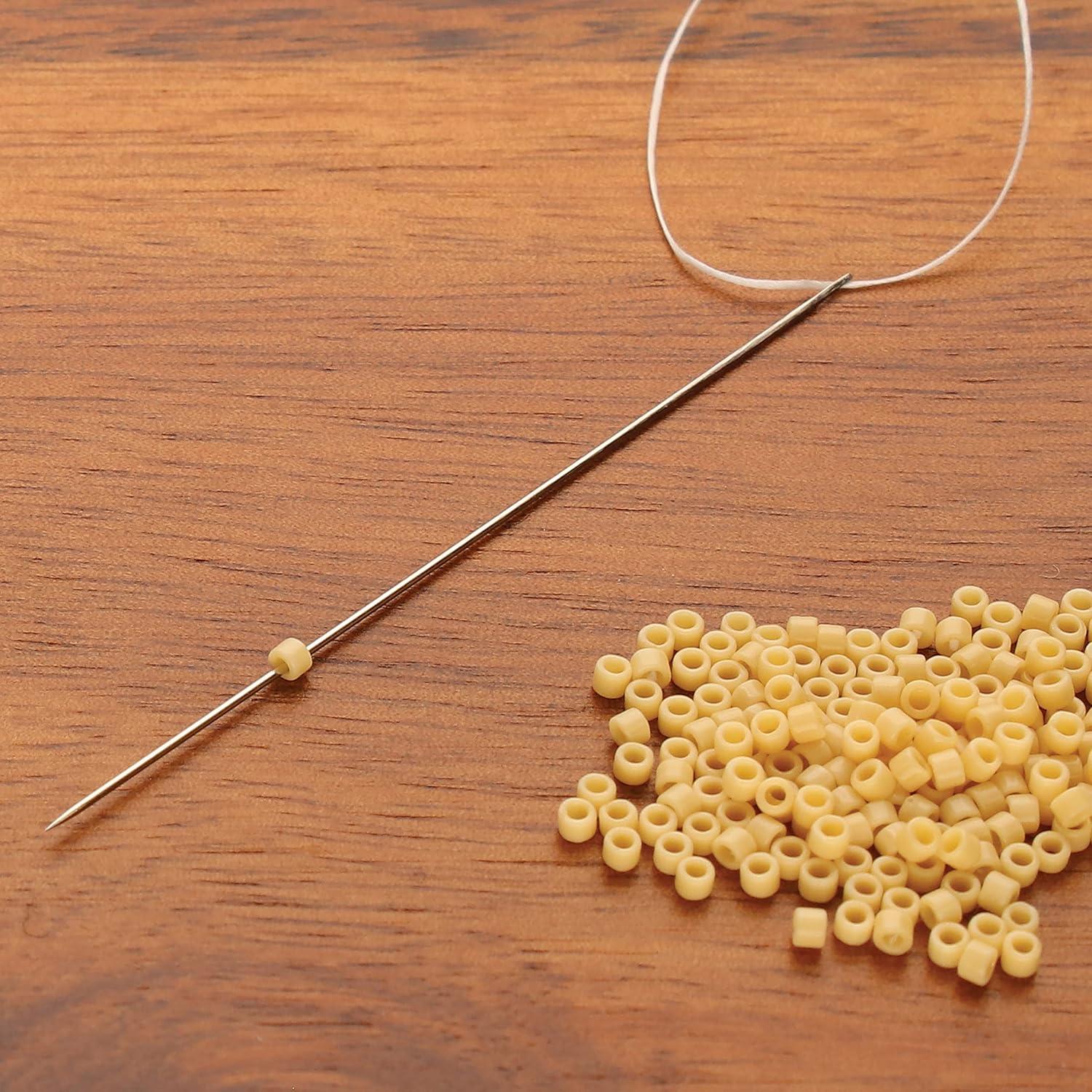 Agujas de Enhebrar Extra Largas The Beadsmith #12 - Paquete de 4