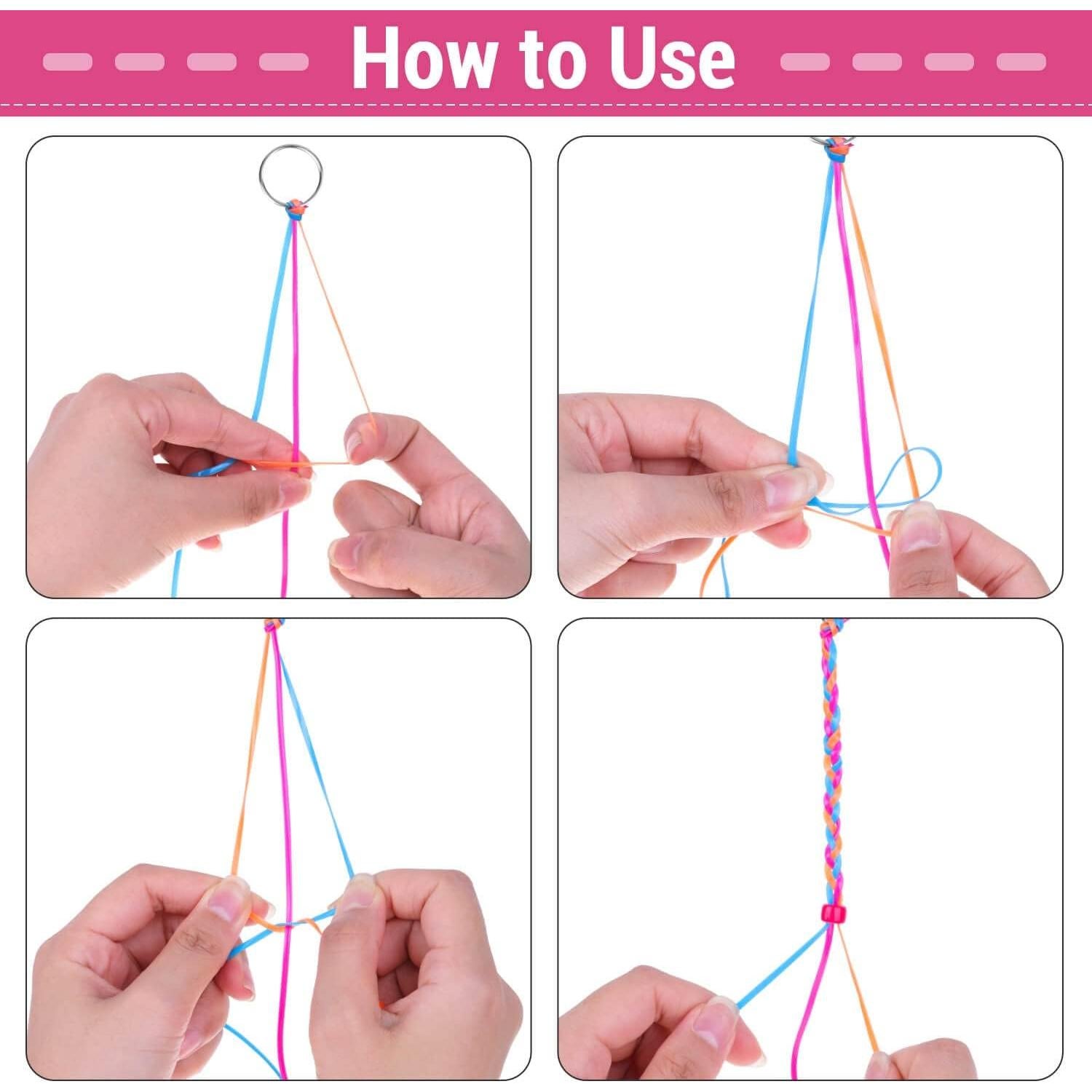 Kit de Cuerda de Lanyard Cridoz 6 Colores 18.3m PVC