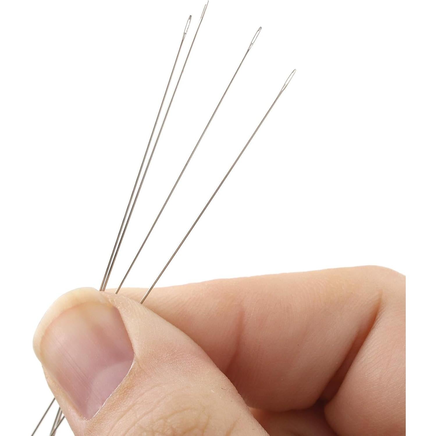 Agujas de Enhebrado John James 76mm, 10 Piezas, Acero