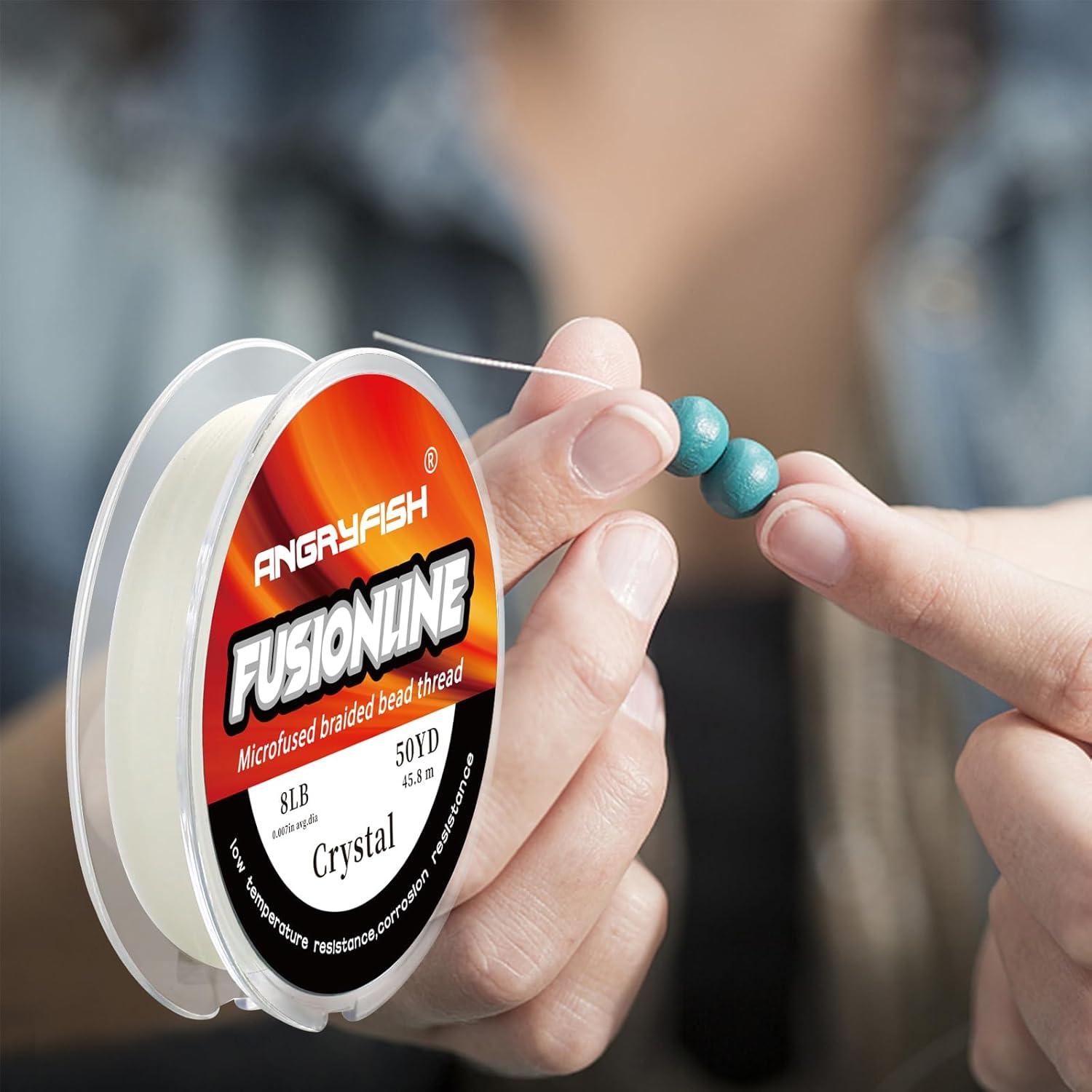 Hilo Trenzado Micro-Fusionado Angryfish 0.20 mm 45.72 m Cristal