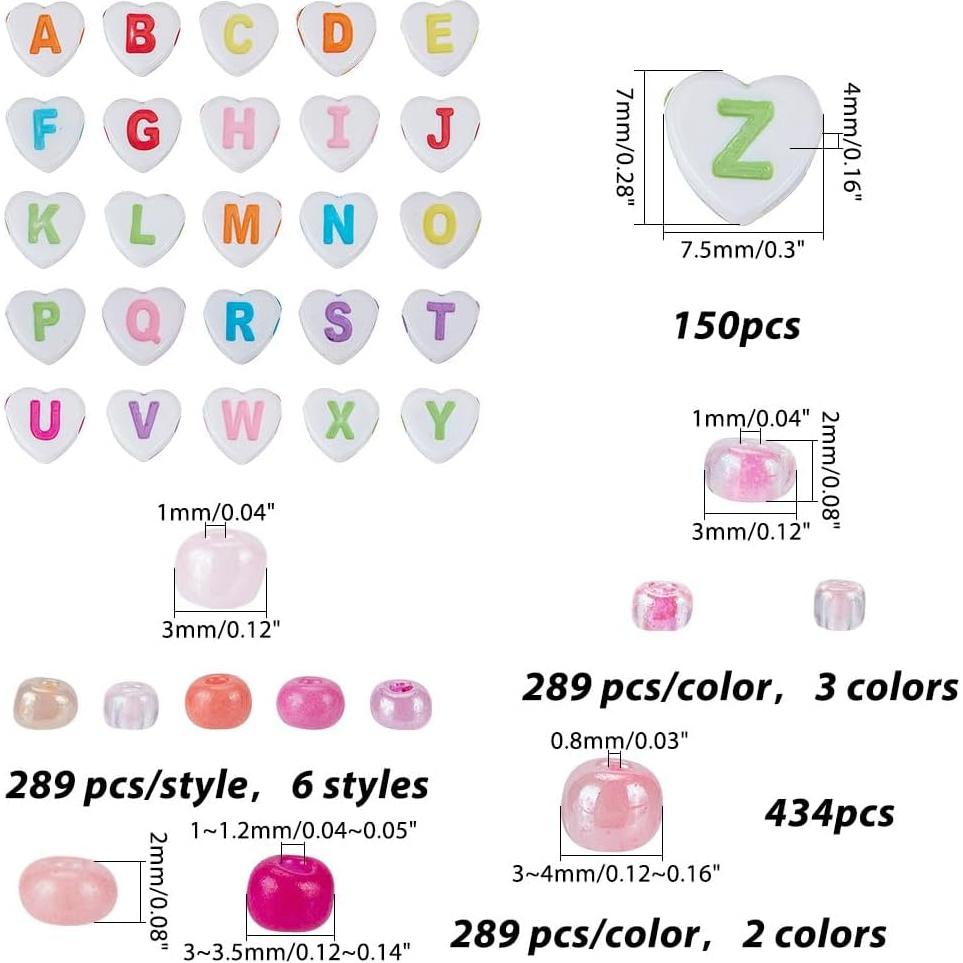 Perlas Semilla Rosadas 3mm PH PandaHall 3763pcs para Joyería