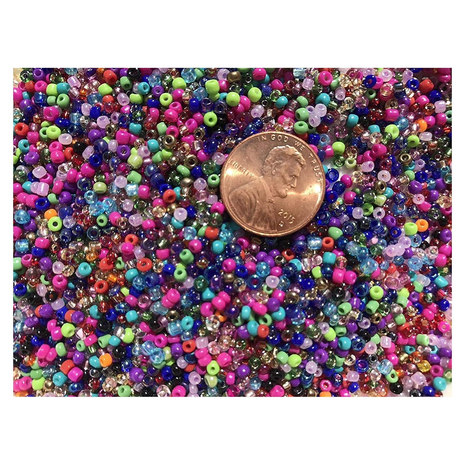 Semillas de Perlas de Vidrio Checo Golden Leaf 50g Mix