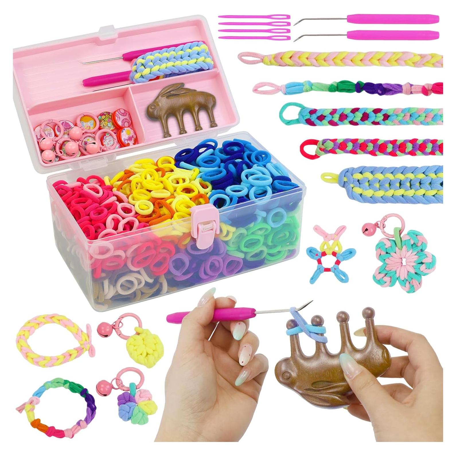 Kit de Tejer con Bandas de Goma STAOVA, 1200 Lazos Coloridos