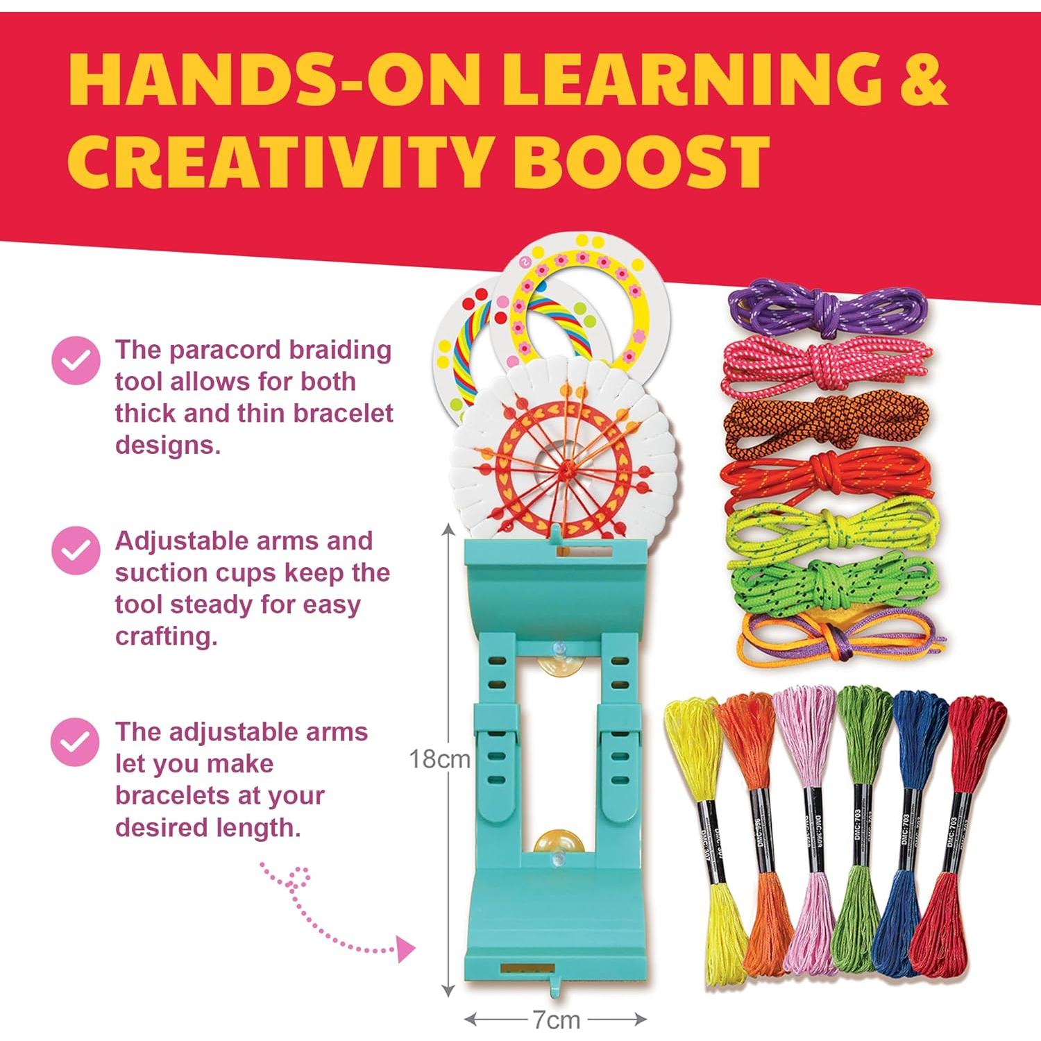 Kit de Pulseras de Amistad KidzMaker - Manualidades DIY para Niños