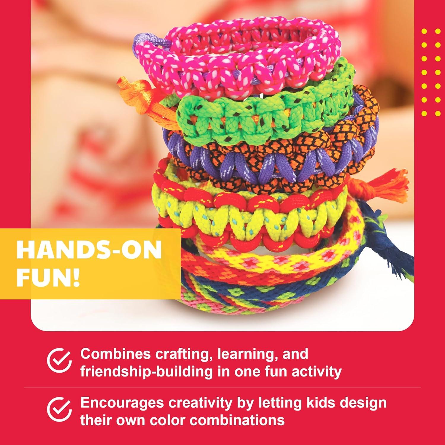Kit de Pulseras de Amistad KidzMaker - Manualidades DIY para Niños