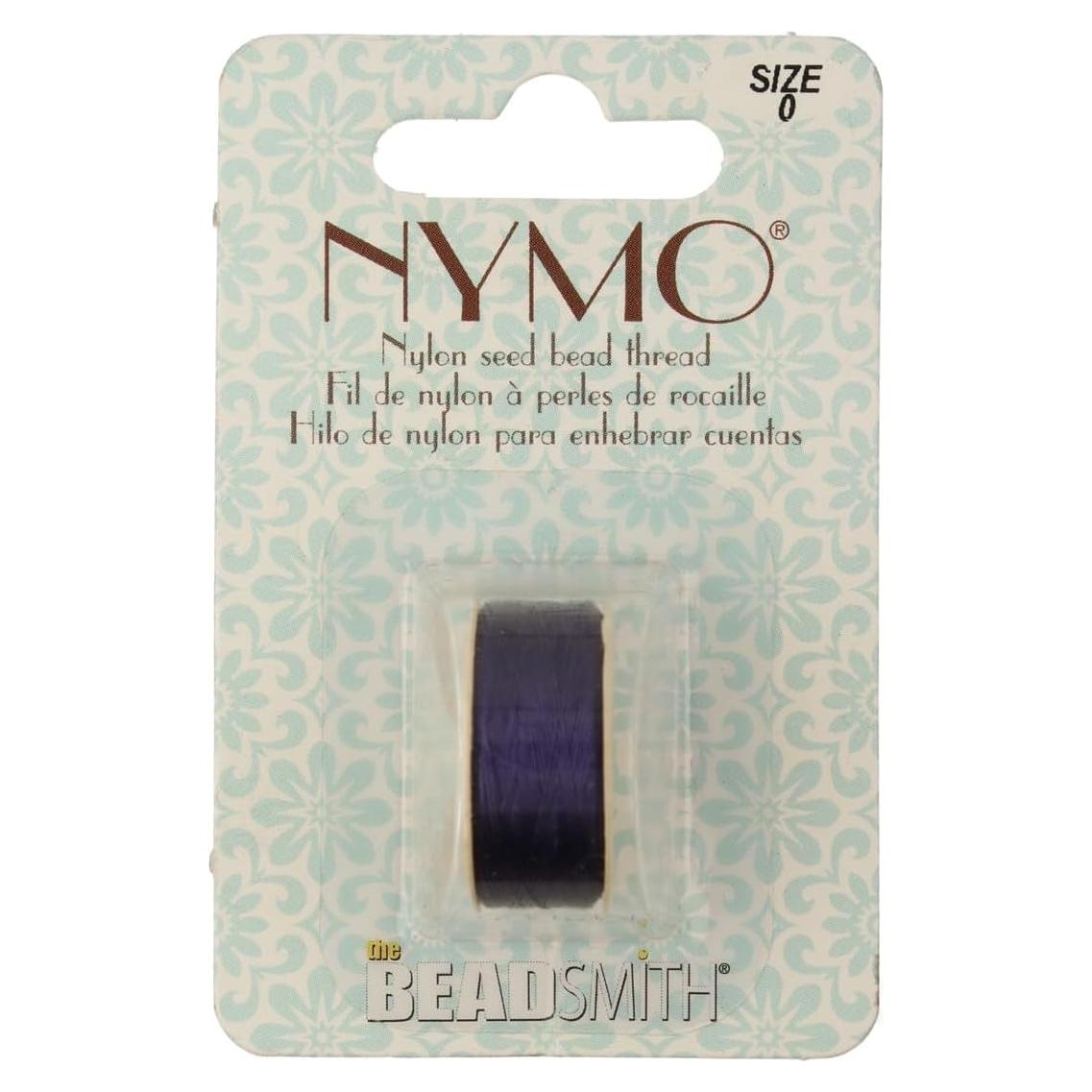 Hilo Nymo The Beadsmith 0.15mm Púrpura Oscuro 105m Nylon