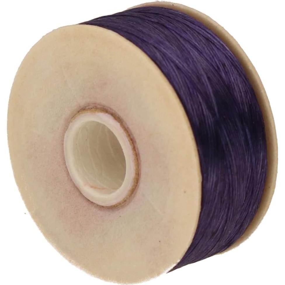 Hilo Nymo The Beadsmith 0.15mm Púrpura Oscuro 105m Nylon