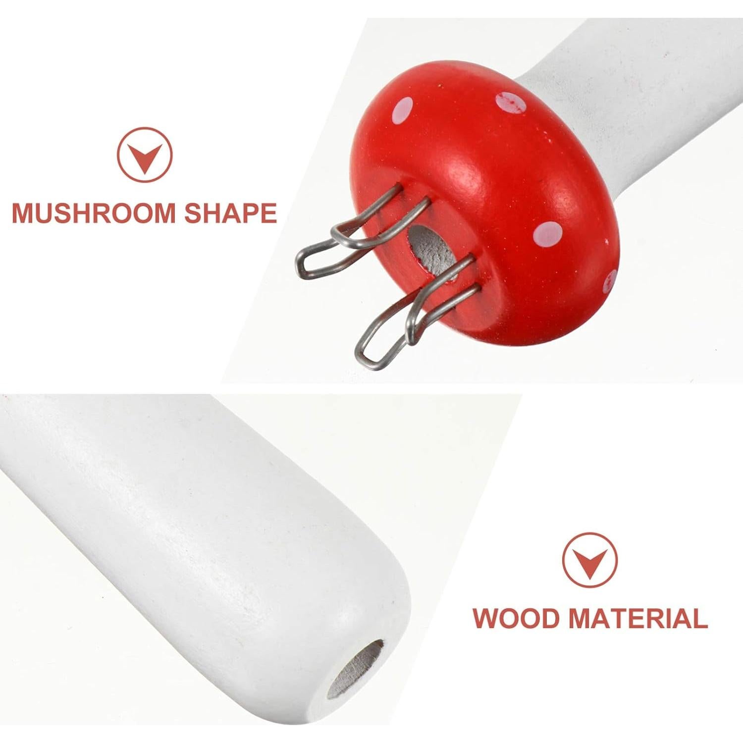 Tricotador Francés de Madera MILISTEN 10.5x4cm para Tejer