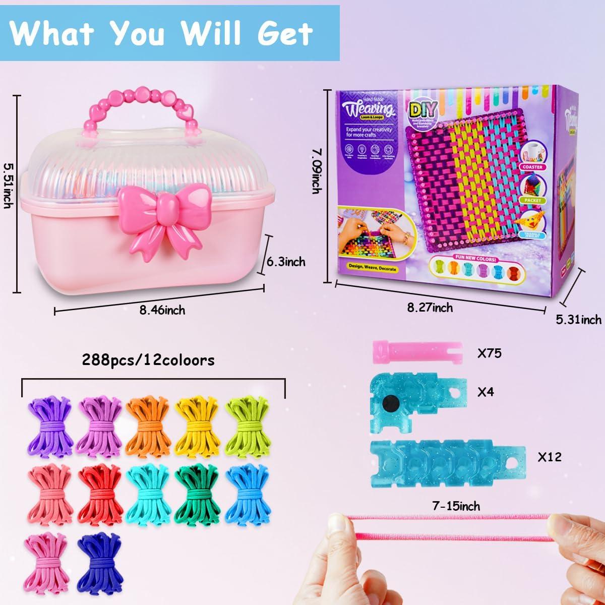 Kit de Telar Disracker 10" (25.4 cm) con 288 Bucles de Color