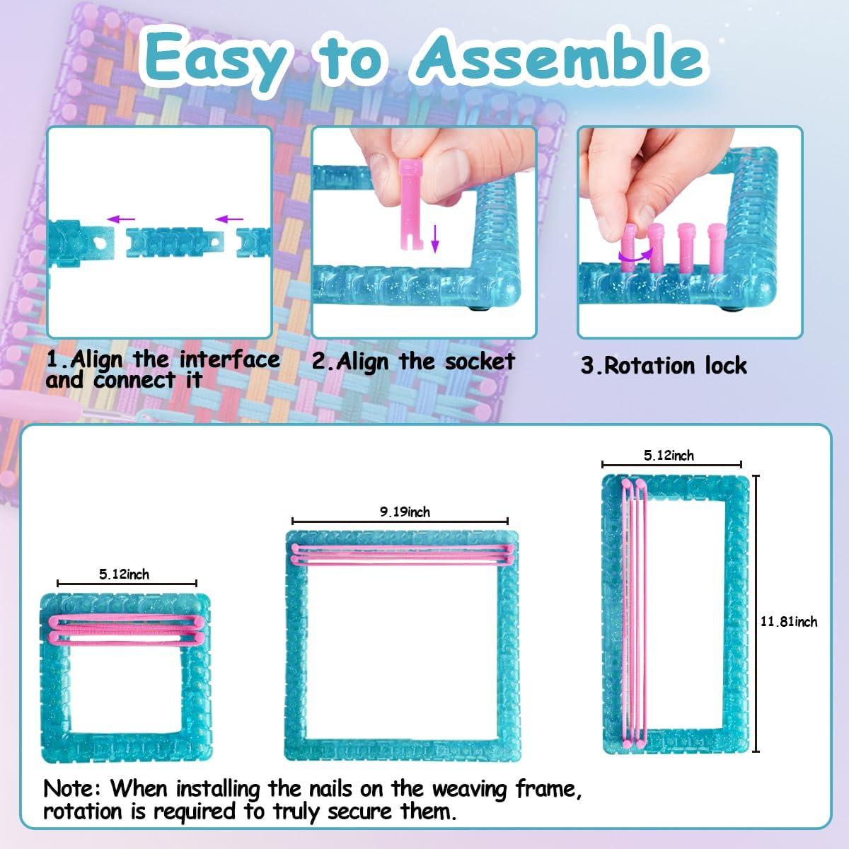 Kit de Telar Disracker 10" (25.4 cm) con 288 Bucles de Color