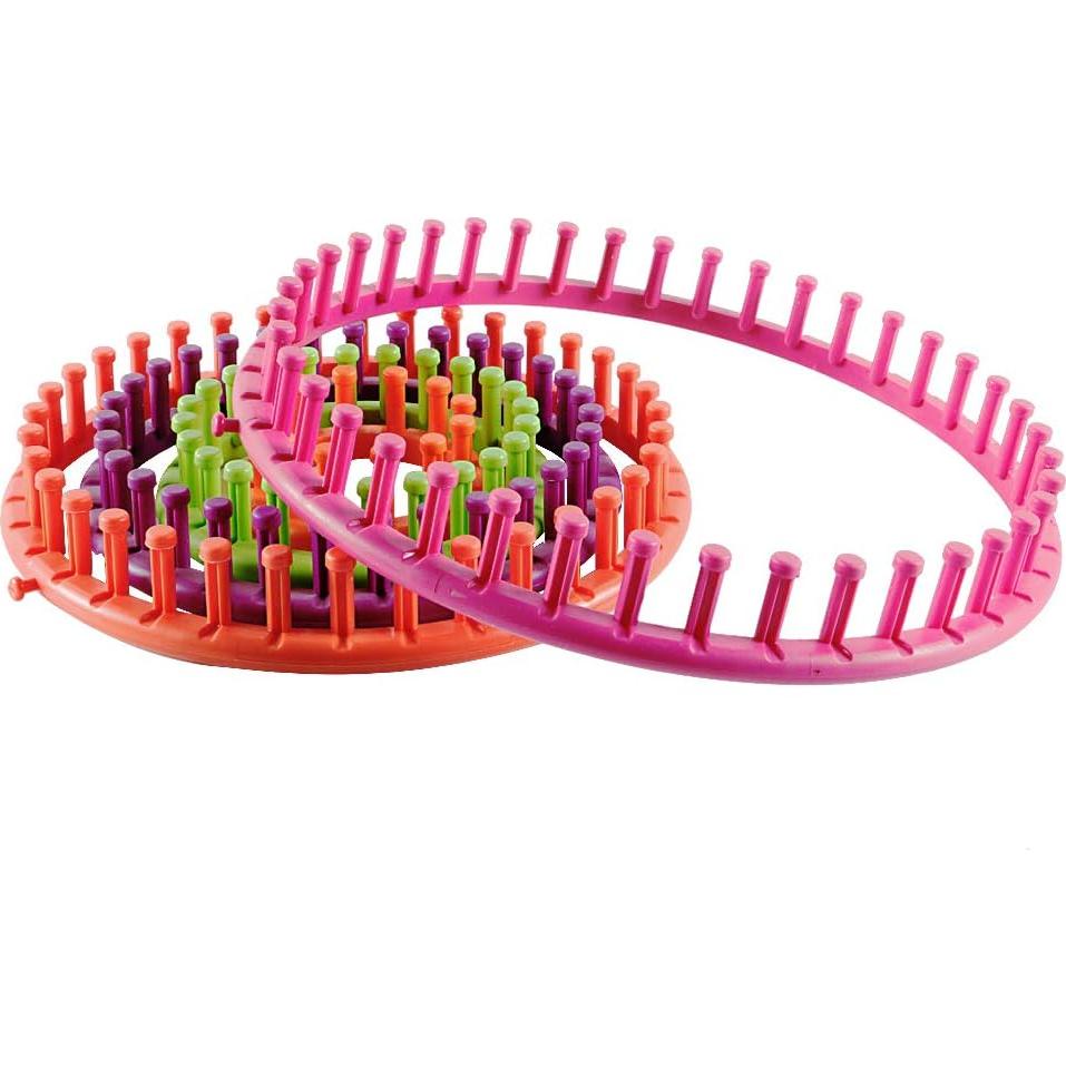 Conjunto de Telar Redondo Novelinks - 5 Piezas de Plástico