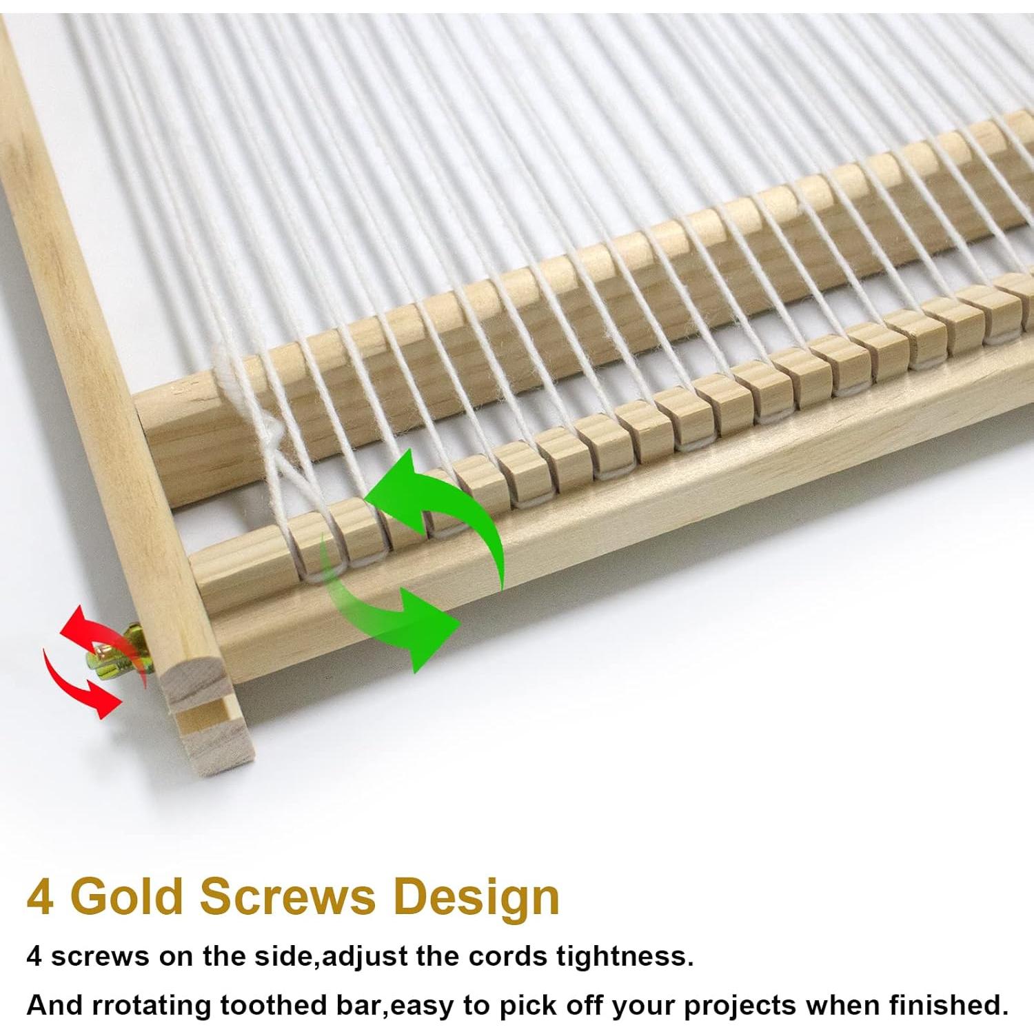 Kit de Telar de Madera Genérico Grande 25.1x39.4cm DIY