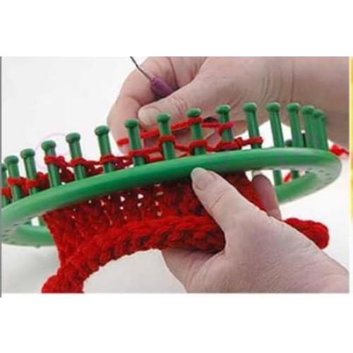 Juego de Telar de Tejer Redondo S & E EDICIÓN DEL MAESTRO 24 cm Verde