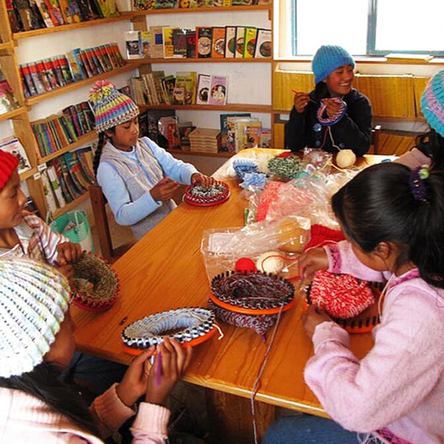 Juego de Telar de Tejer Redondo S & E EDICIÓN DEL MAESTRO 24 cm Verde