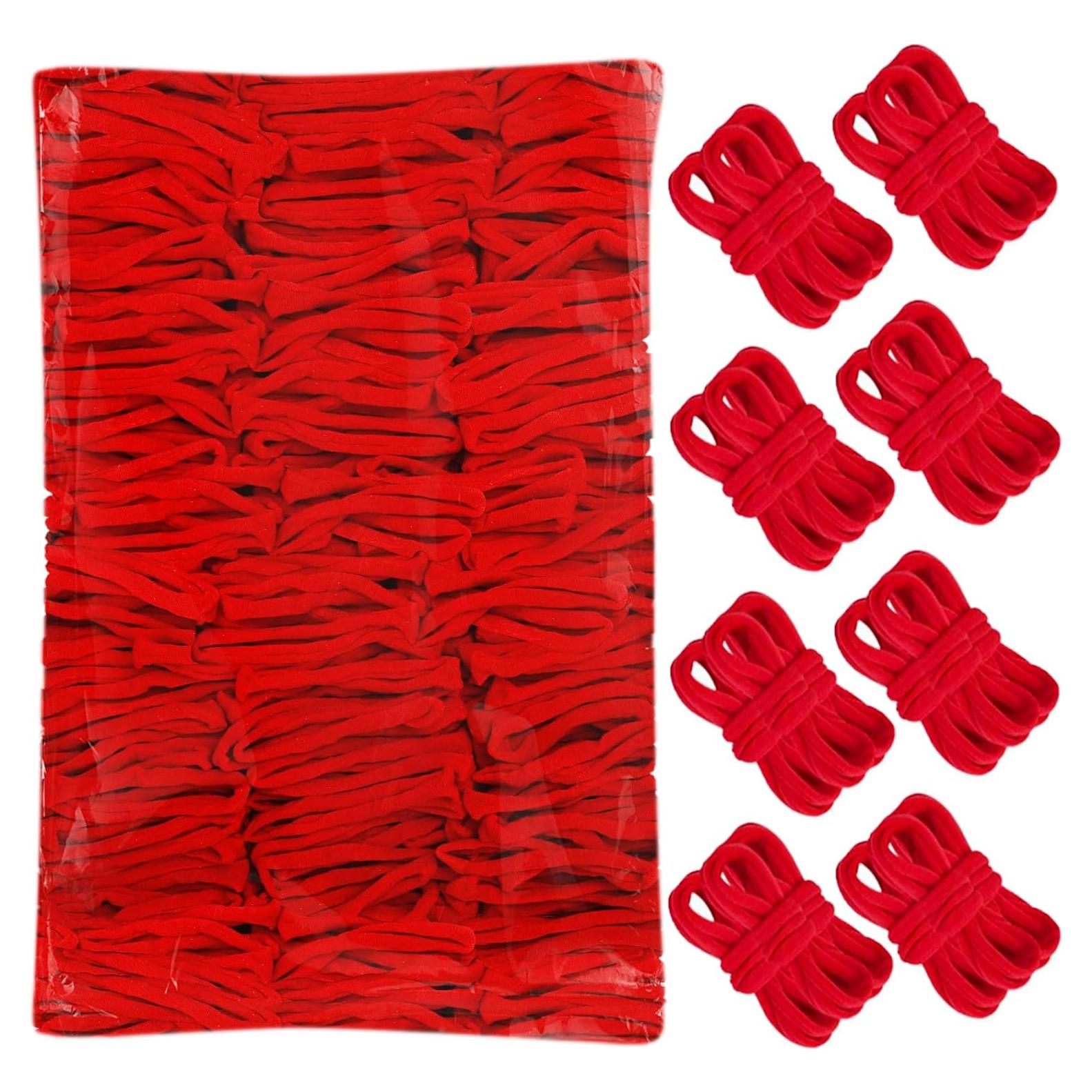 600 Anillos de Telar Rojos DNPHRPY 7" Manualidades DIY