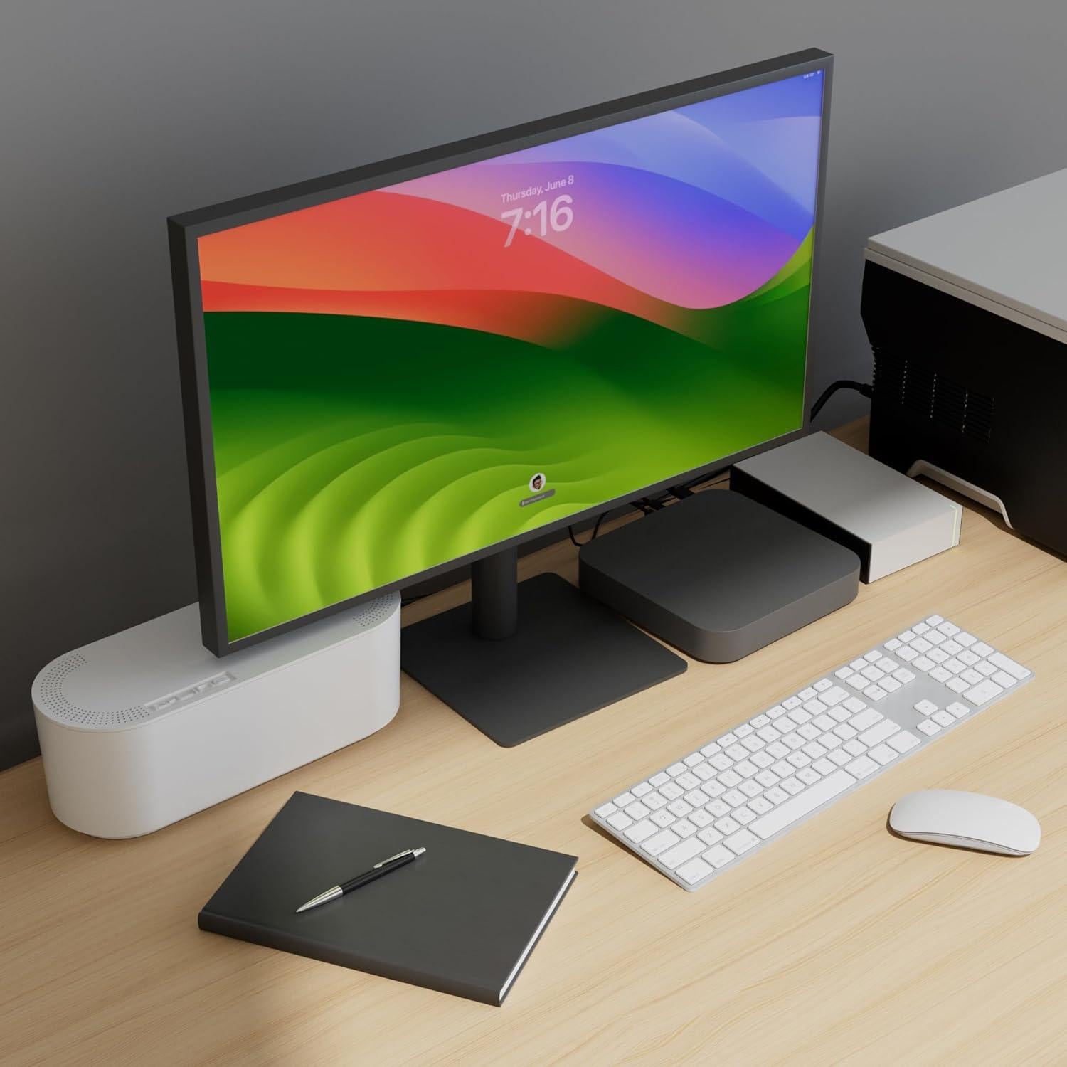 Caja de Gestión de Cables D-Line Pequeña Blanca 12.5x34x13.5cm