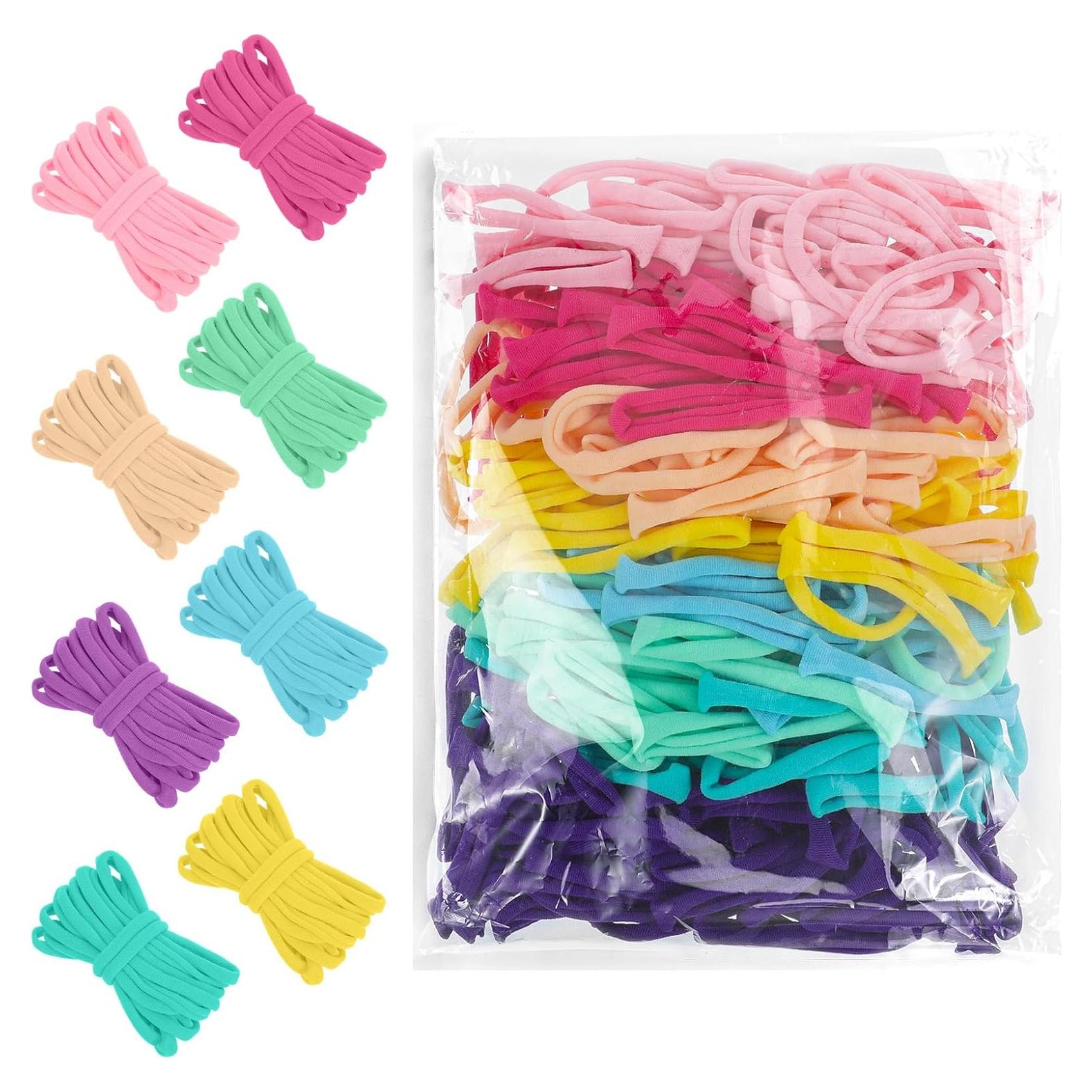 Kit de Laços de Tear Pastel 800pcs - Artesanato DIY Mekueeex