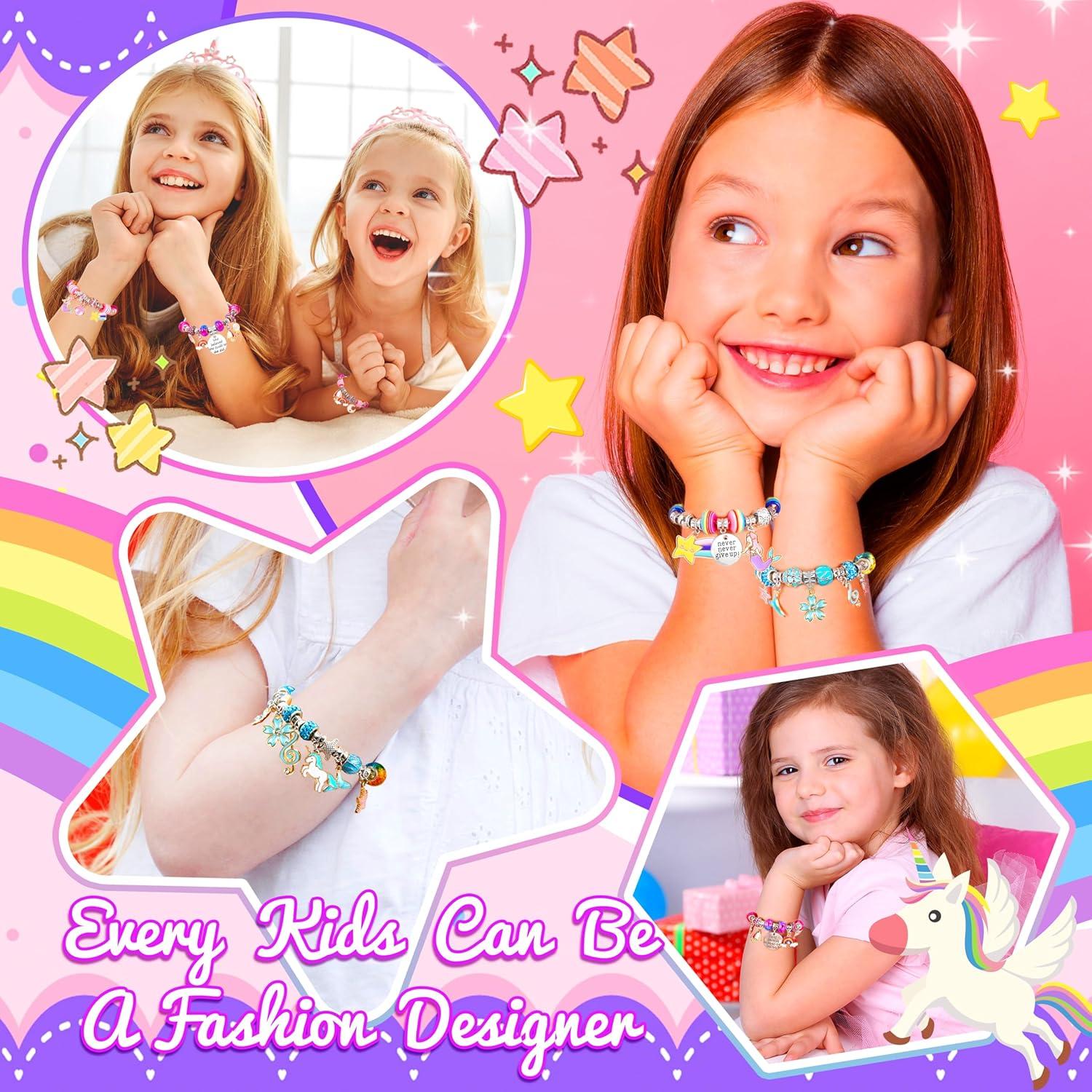 Kit de Creación de Pulseras con Encantos Amazing Time 130 Pzs