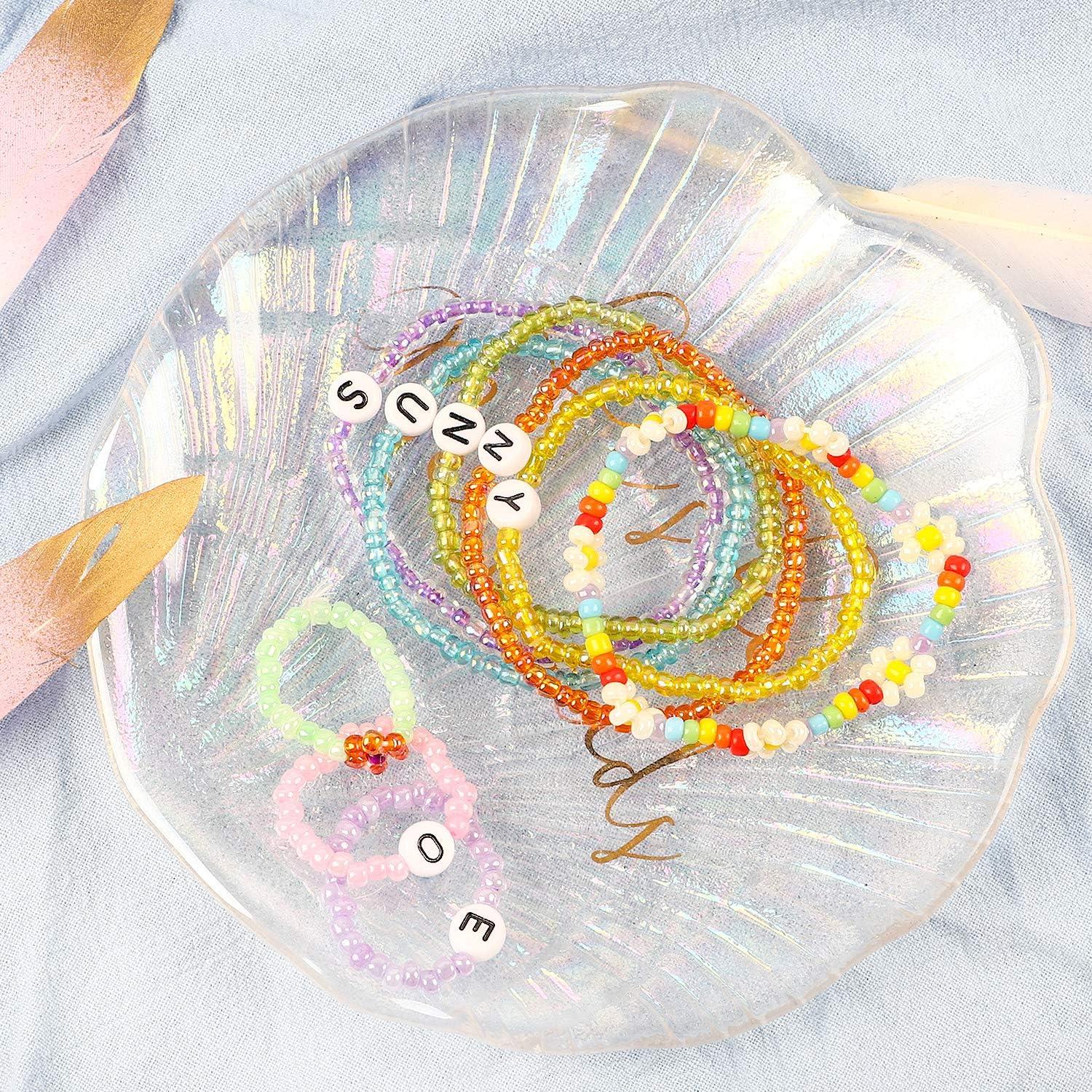 Kit de Cuentas de Vidrio DICOBD 12000pcs para Pulseras