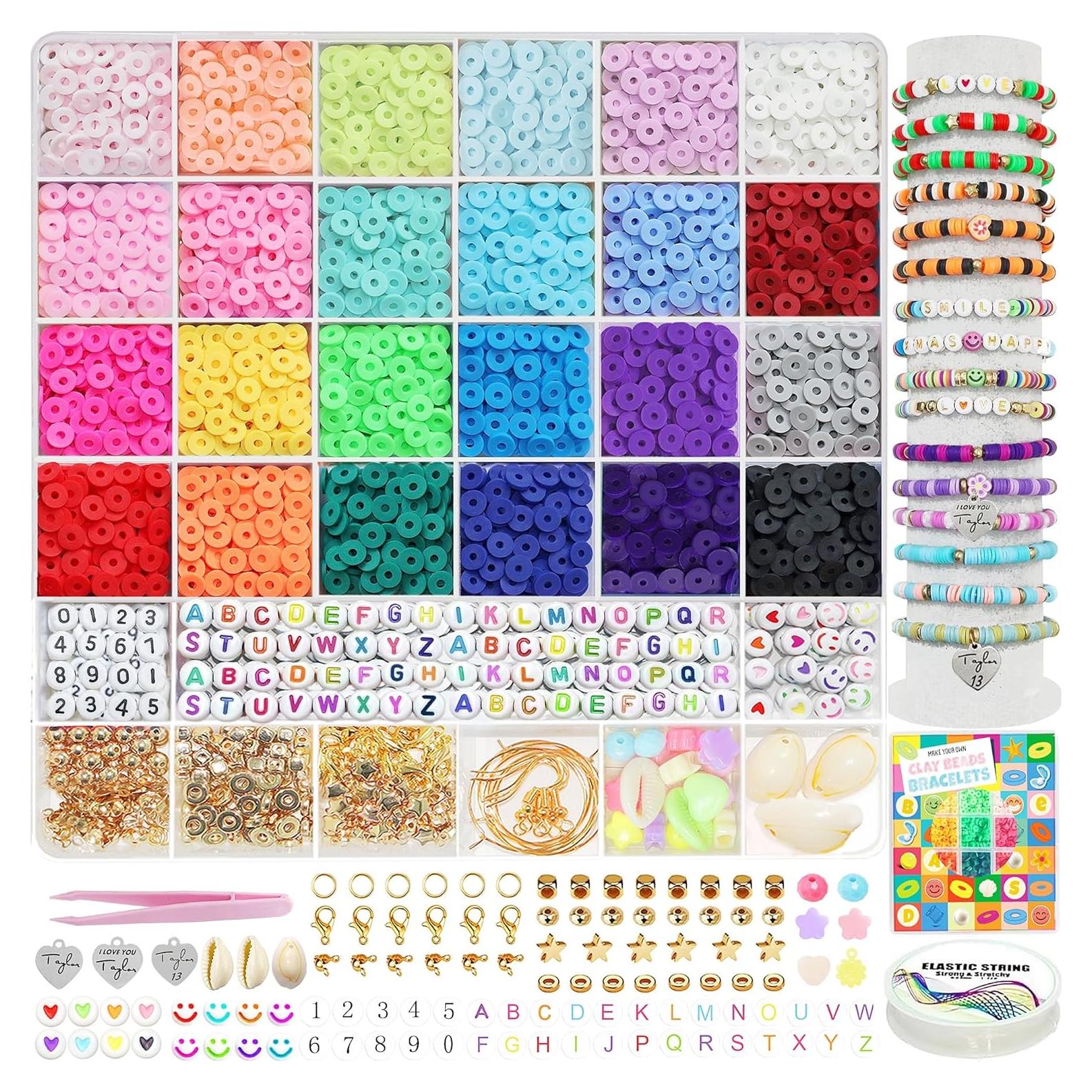 Kit de Fabricación de Pulseras de Arcilla LIS HEGENSA 6600+PCS