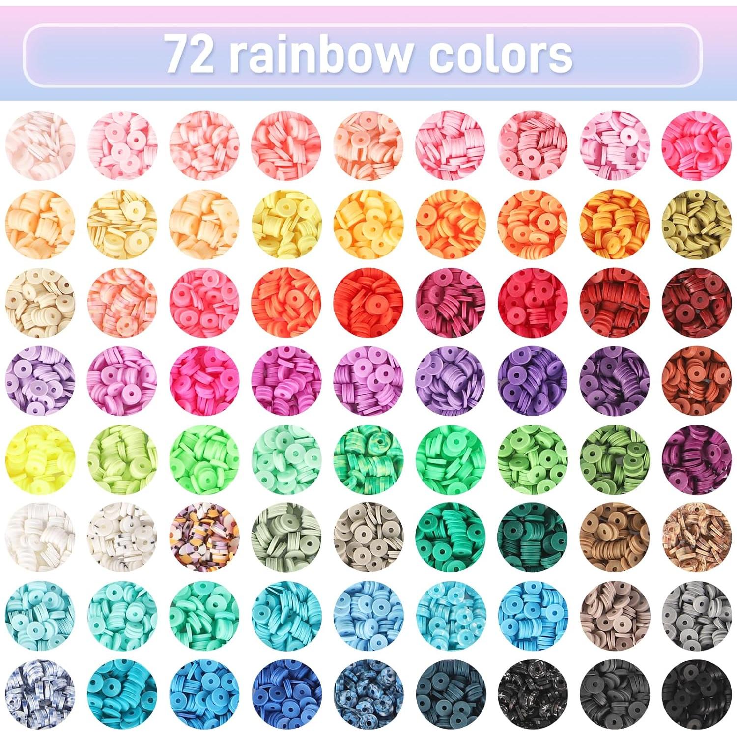 Kit de Fabricación de Pulseras QUEFE - 9000 Cuentas de Arcilla